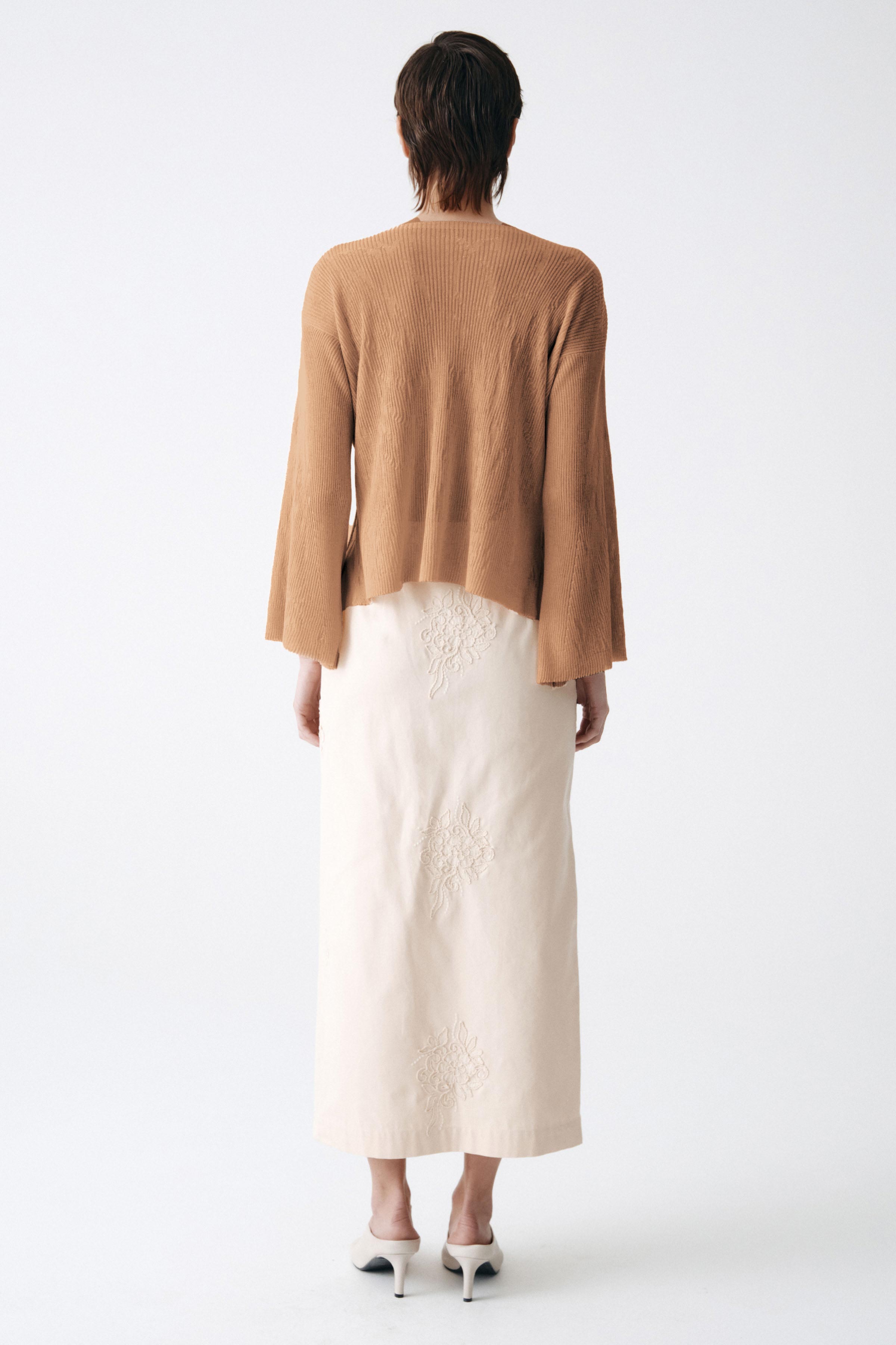 Джемпер с длинным рукавом Прозрачный