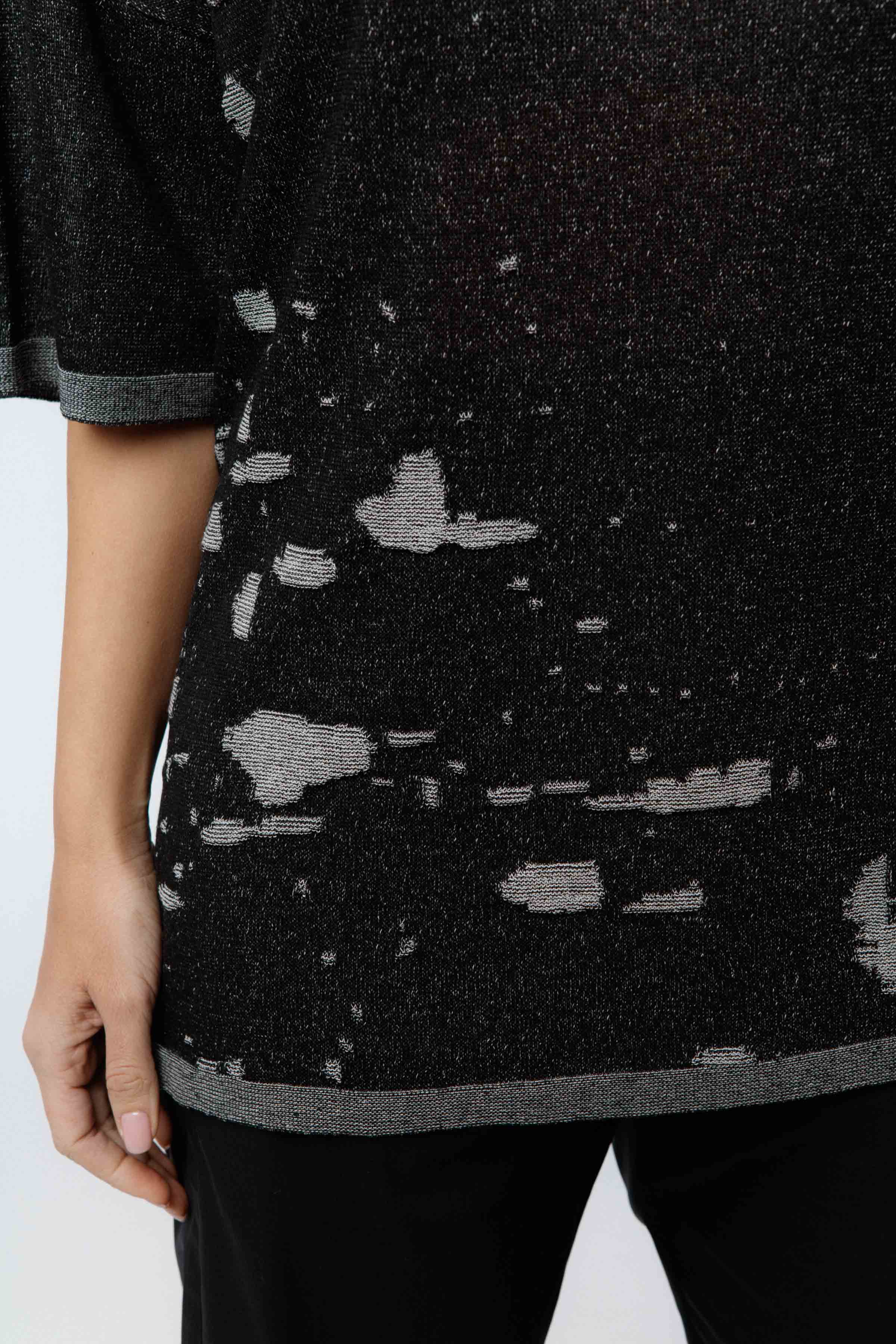 Туника с коротким рукавом Брызги краски  от Lesel (Лесель)! Заказывайте по ✆ 8 (800) 777 02 37