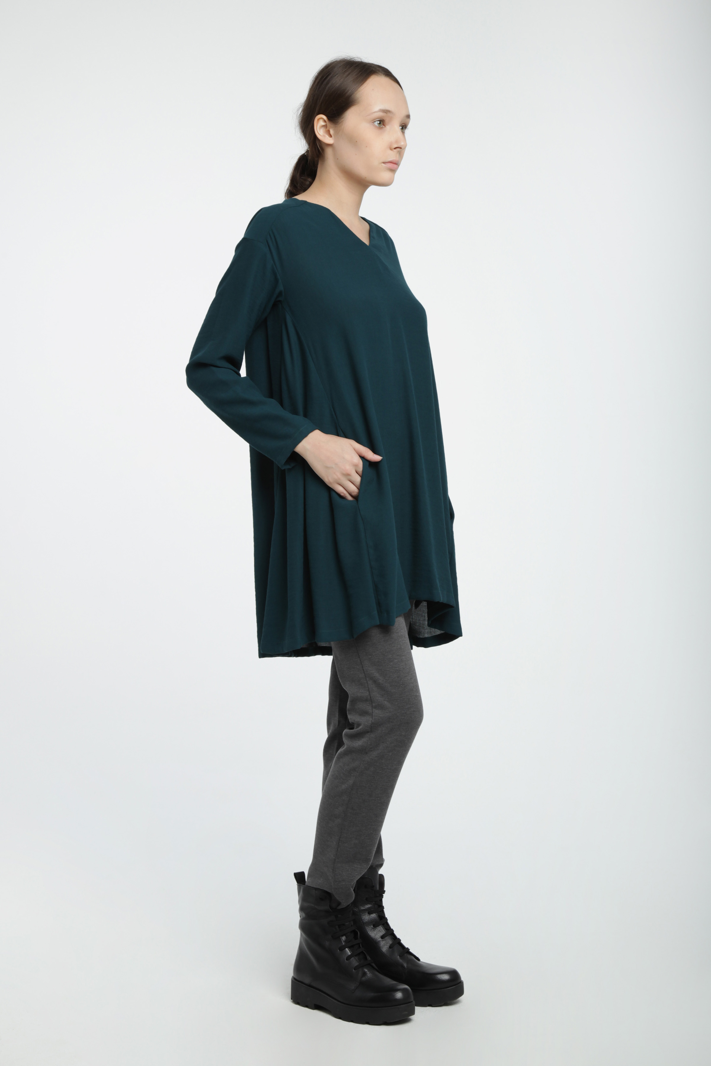 Блуза  "Клеш" 67 Сапфир (saphir) от Lesel (Лесель)! Заказывайте по ✆ 8 (800) 777 02 37