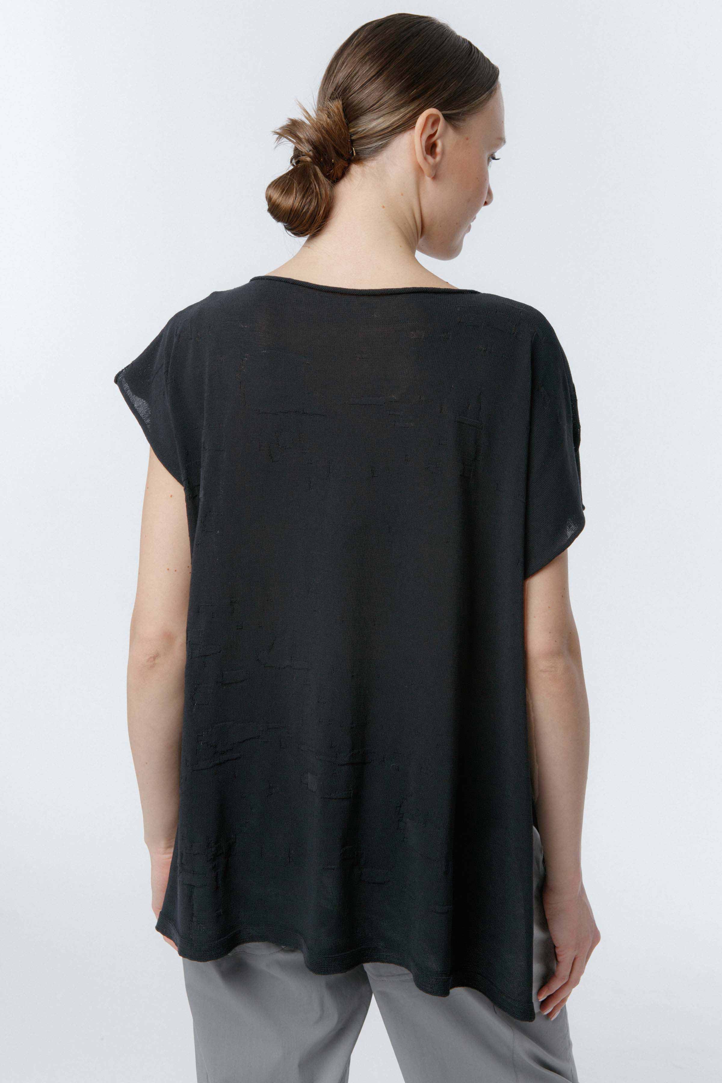 Джемпер с коротким рукавом Органик 03 Кварц (quartz), 36 Электрик (electrique) от Lesel (Лесель)! Заказывайте по ✆ 8 (800) 777 02 37