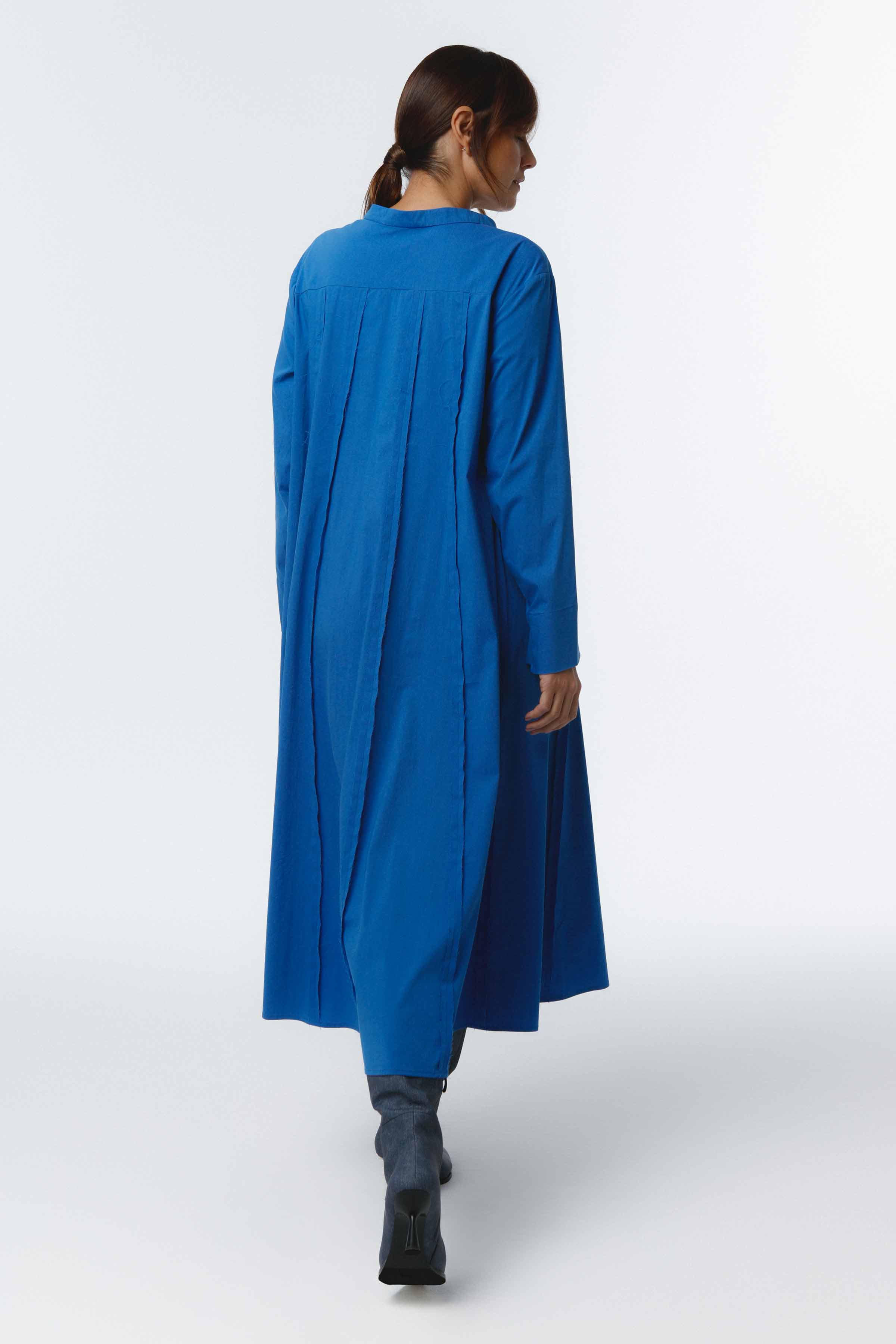 Платье Хлопок гранж 35 Синий (bleu) от Lesel (Лесель)! Заказывайте по ✆ 8 (800) 777 02 37