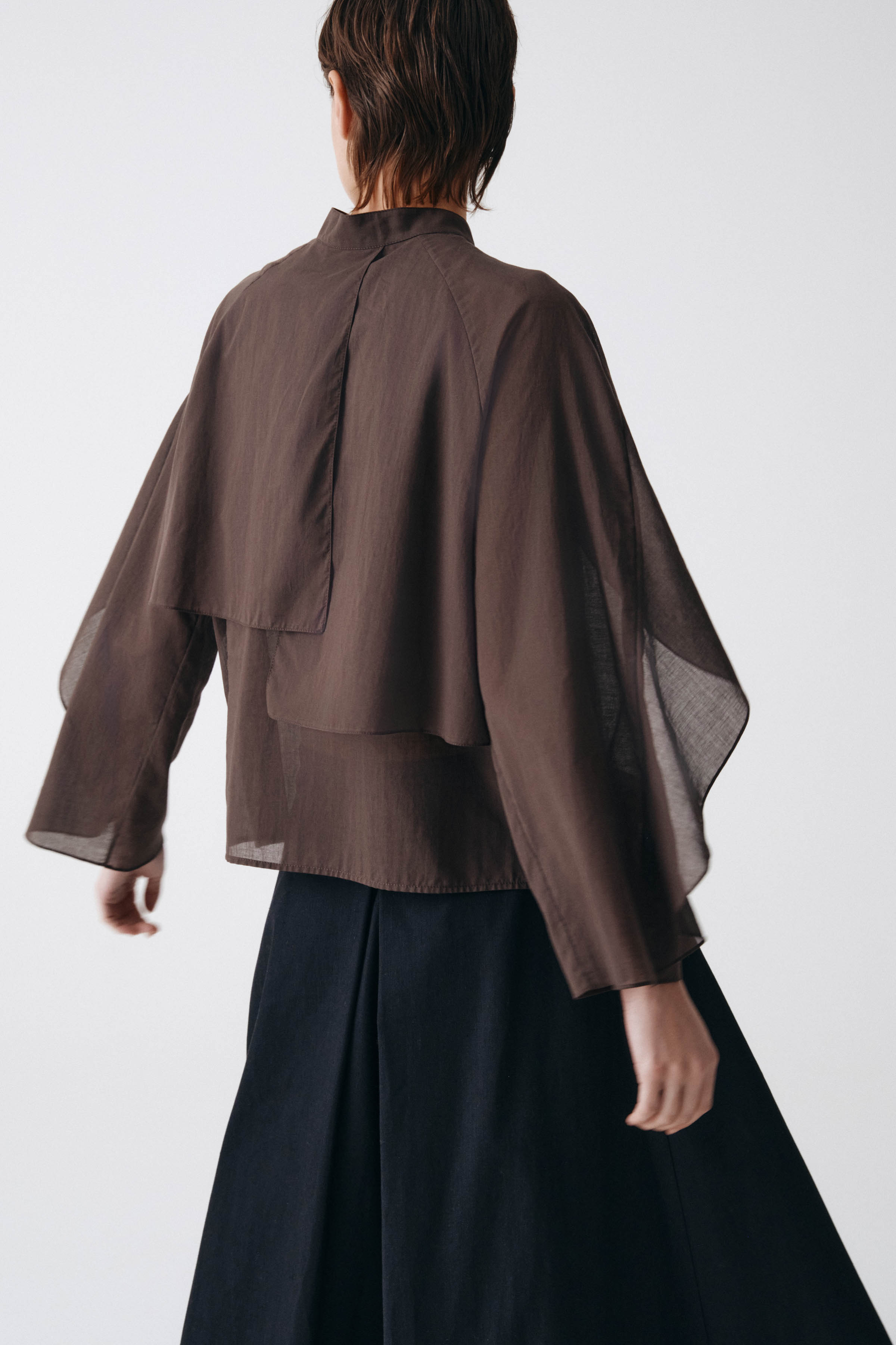 Блуза многослойная, тонкий хлопок  от Lesel (Лесель)! Заказывайте по ✆ 8 (800) 777 02 37