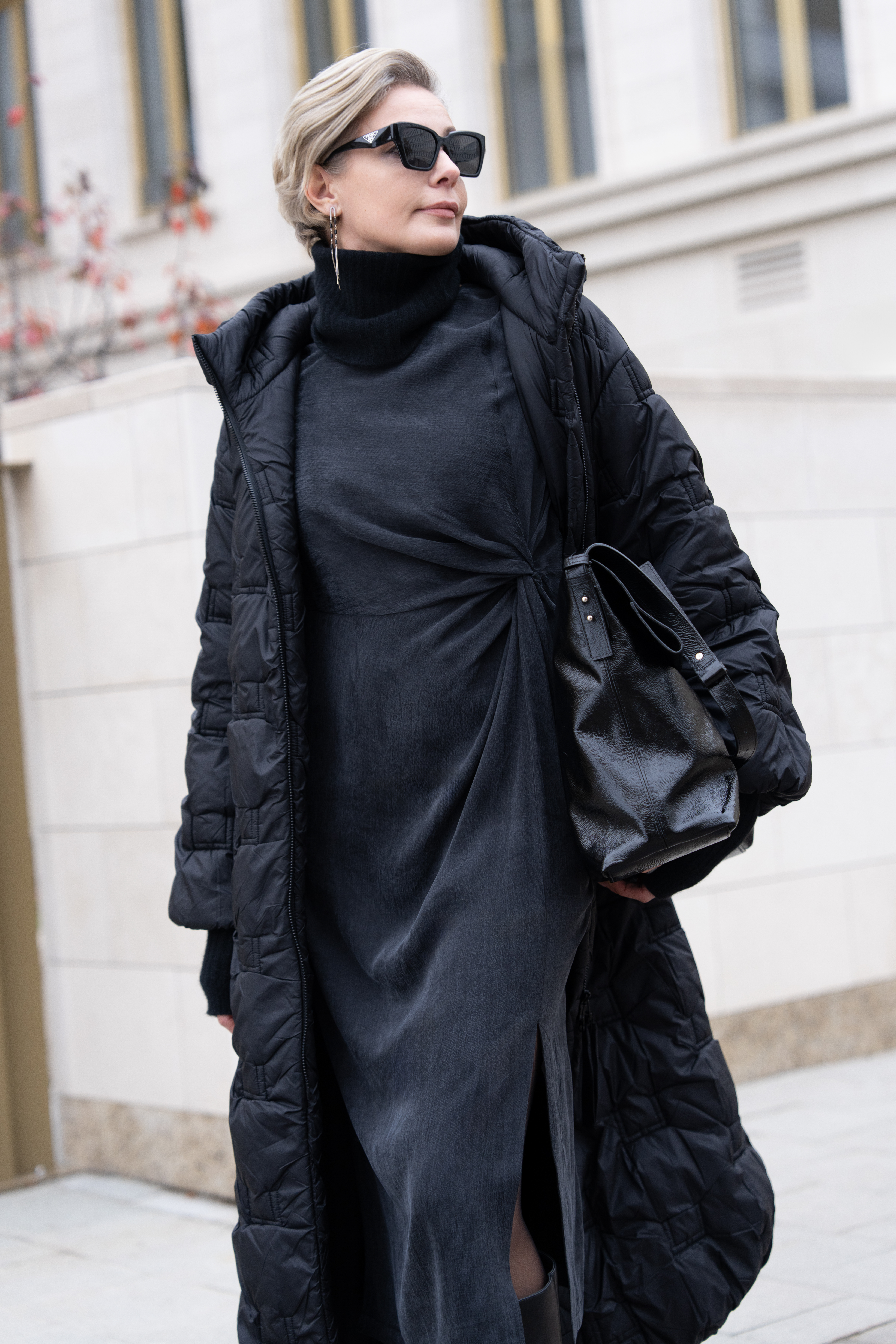 Платье со сложной драпировкой, вареный шелк 11 Антрацит (anthracite) от Lesel (Лесель)! Заказывайте по ✆ 8 (800) 777 02 37