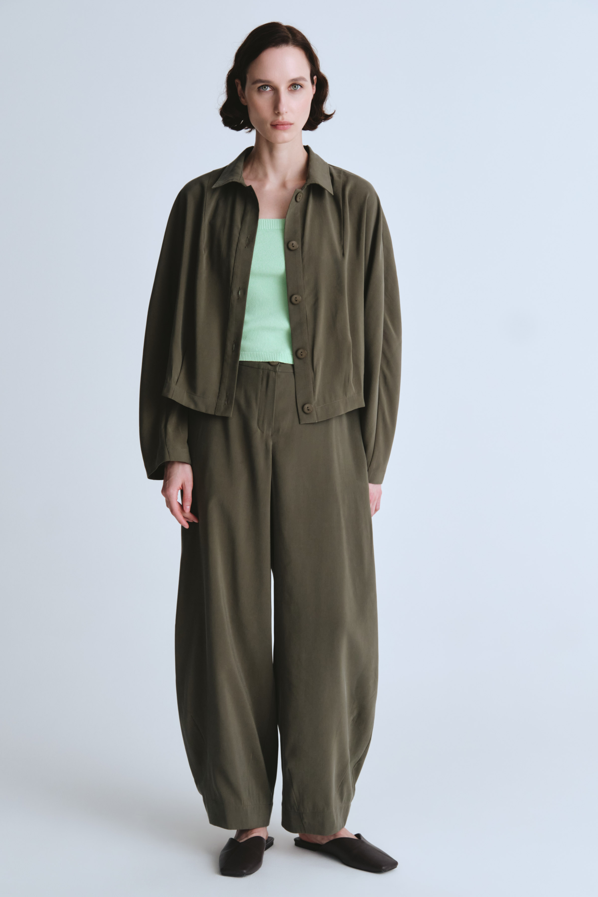 Брюки малый ромб, тенсель