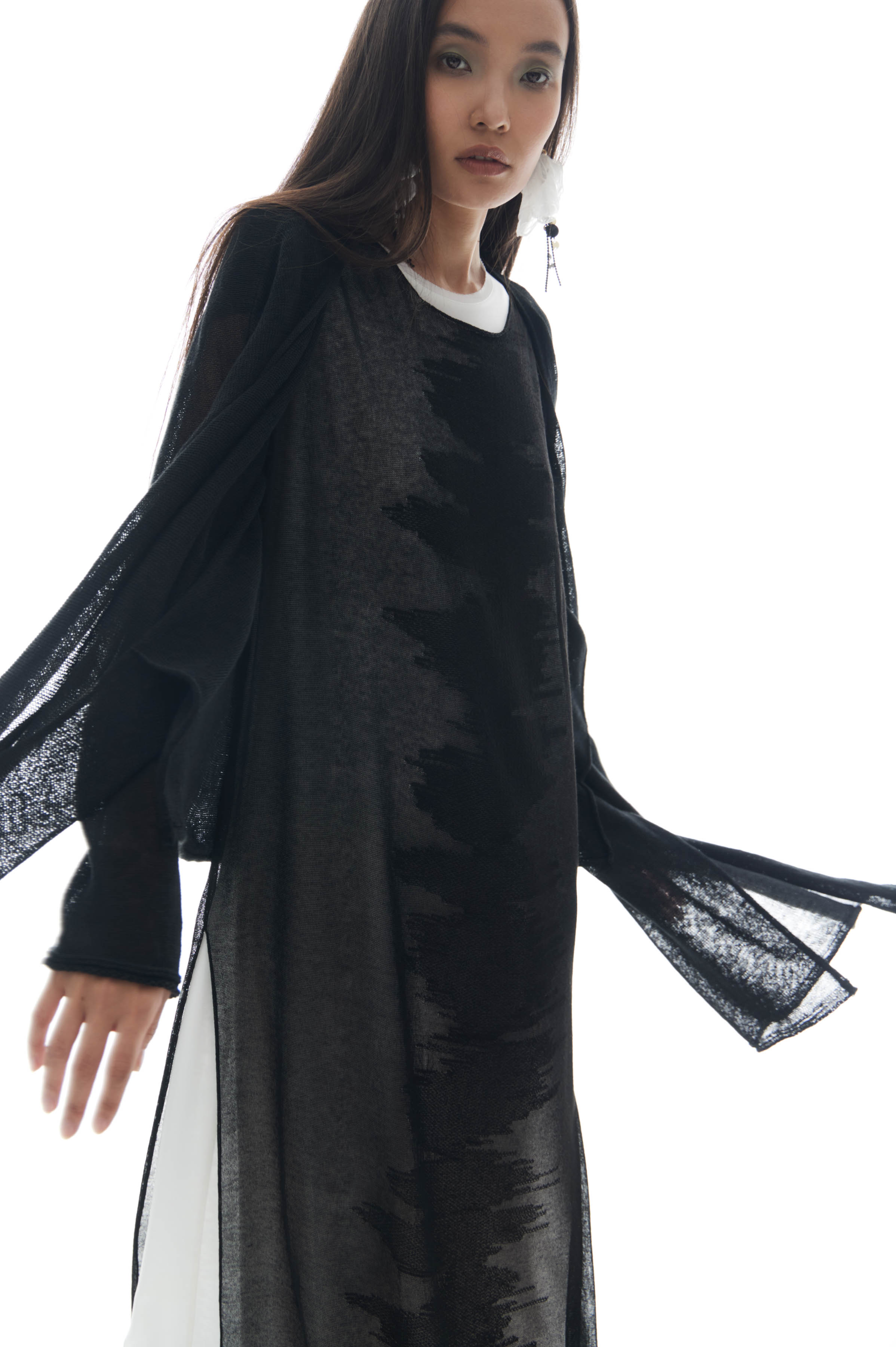 Кардиган Лён 00 Черный (noir) от Lesel (Лесель)! Заказывайте по ✆ 8 (800) 777 02 37