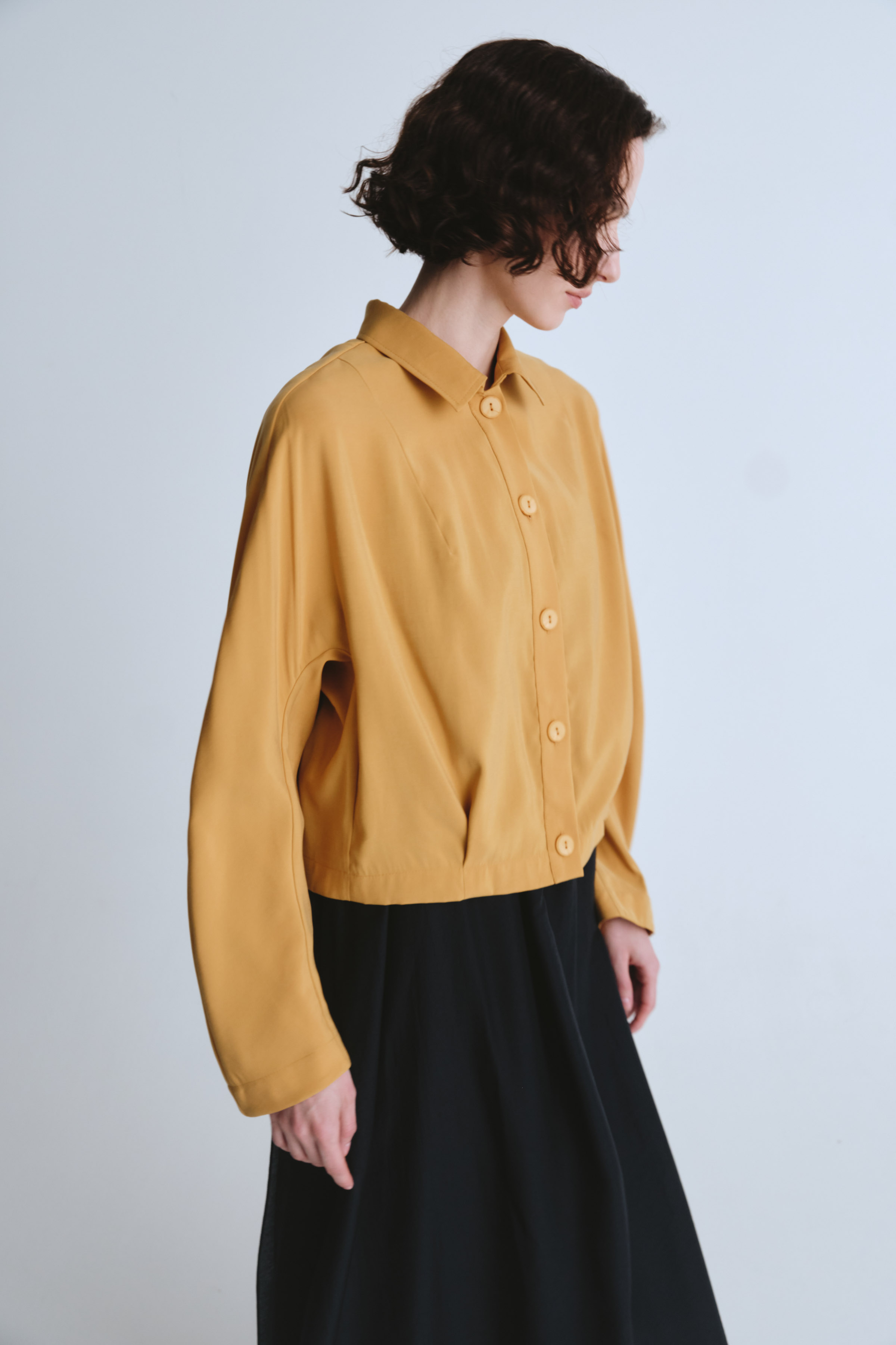 Жакет с фигурной ластовицей, тенсель