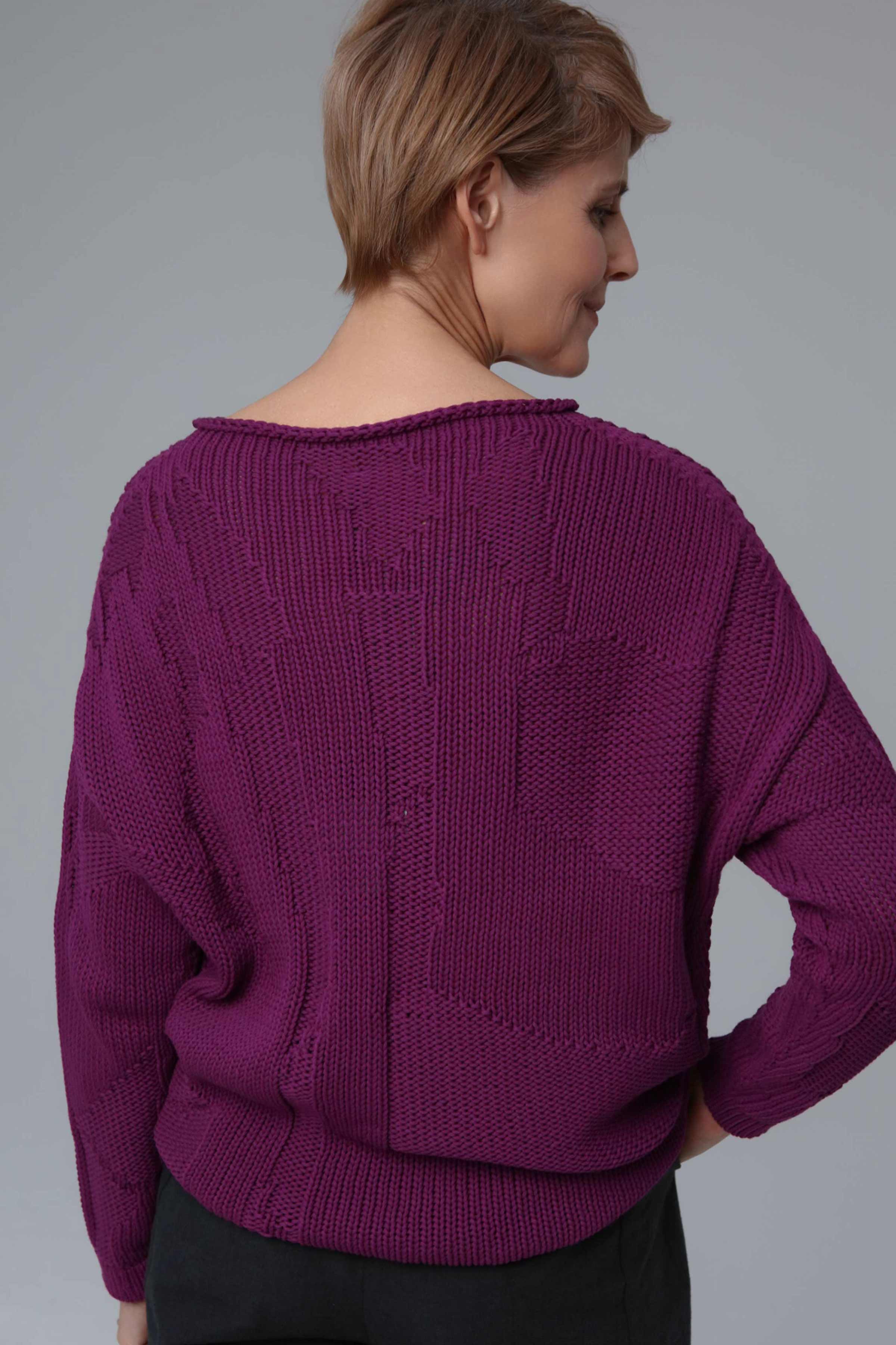 Джемпер Преломление цельновяз  от Lesel (Лесель)! Заказывайте по ✆ 8 (800) 777 02 37