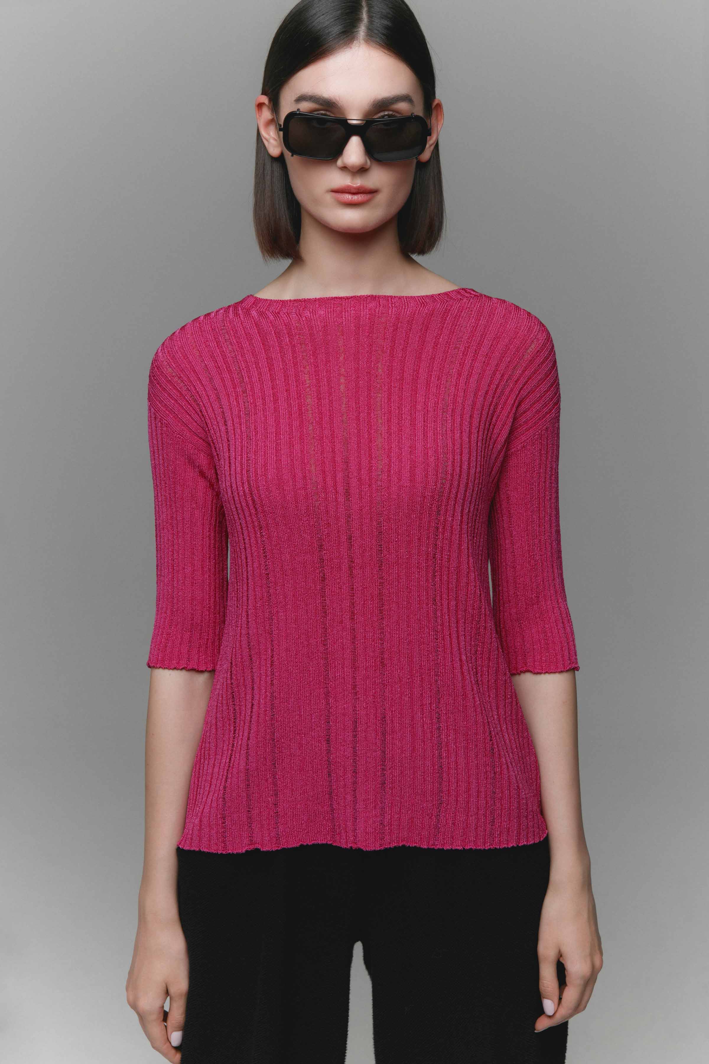 Джемпер с коротким рукавом