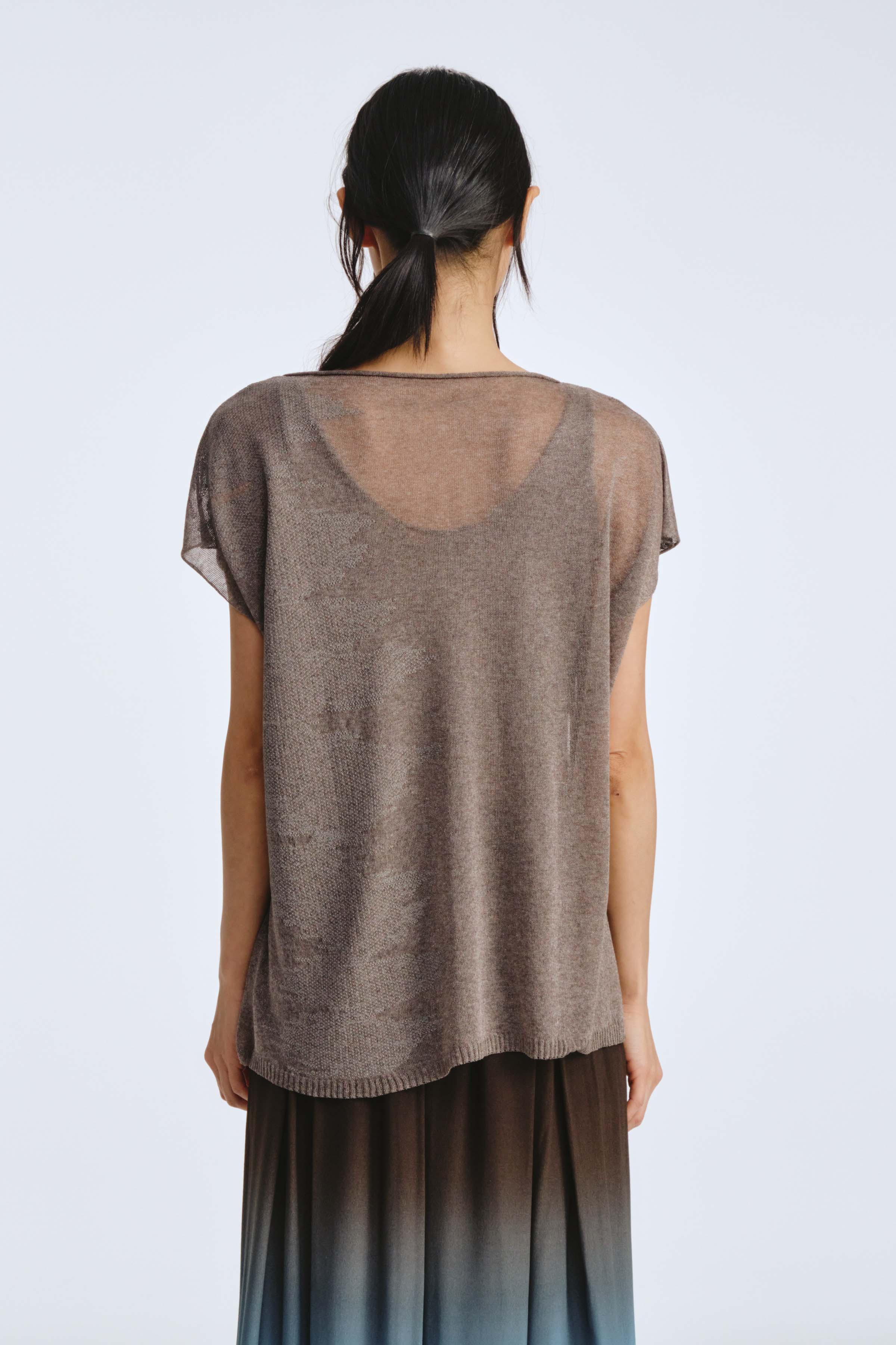 Джемпер с коротким рукавом Тень