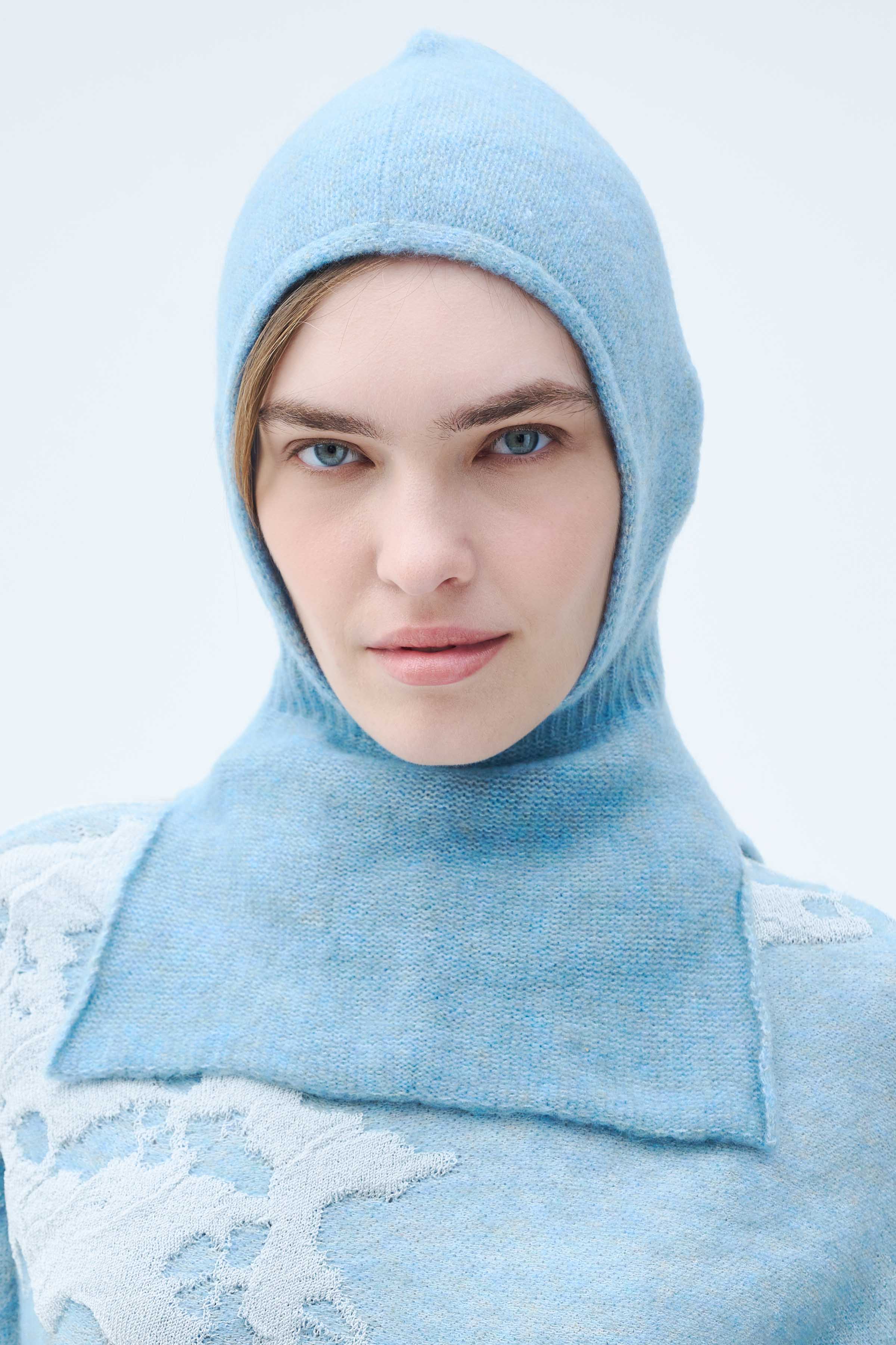 Капор 34 Голубой лед (glace bleue) от Lesel (Лесель)! Заказывайте по ✆ 8 (800) 777 02 37