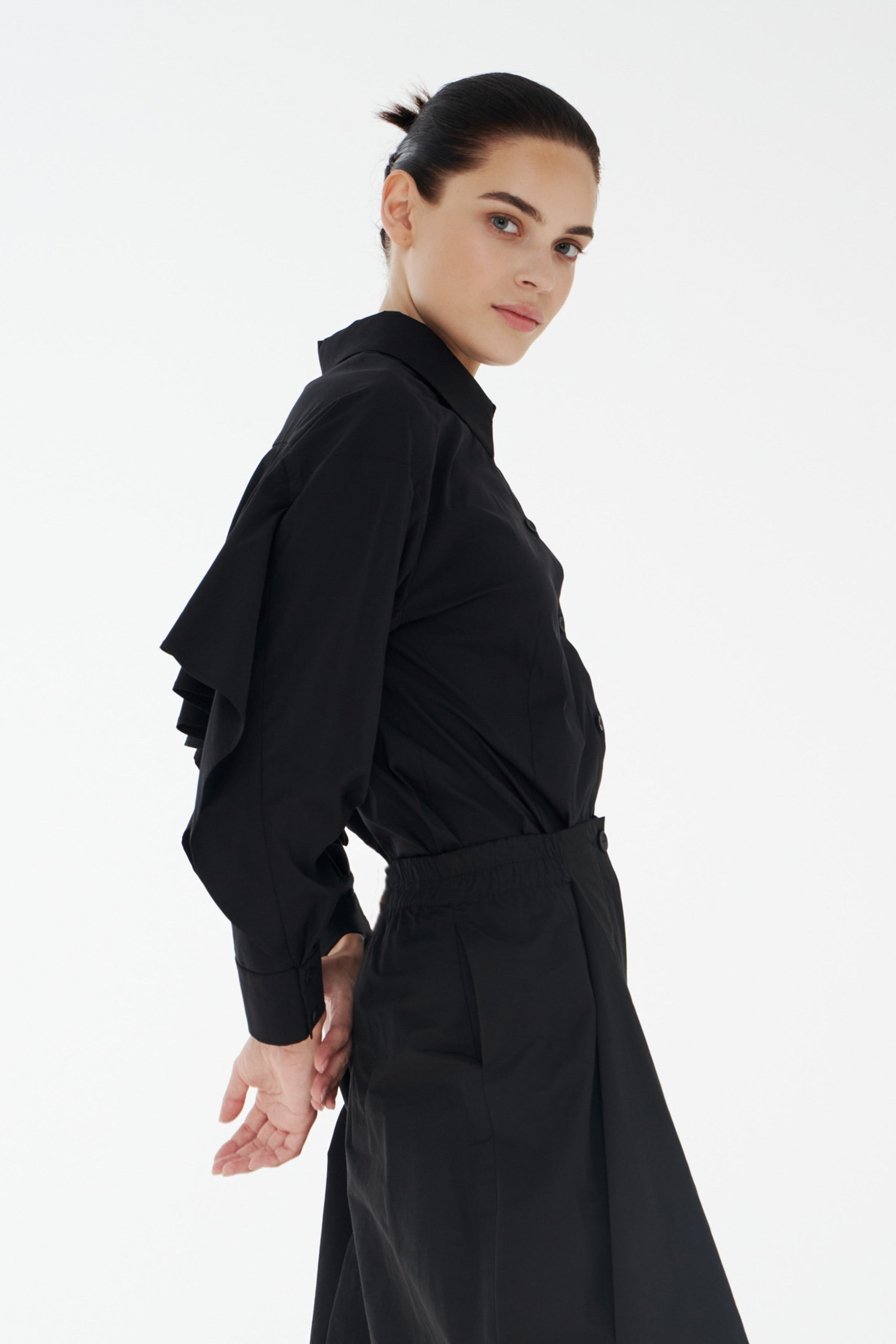 Блуза рубашка крылатая  от Lesel (Лесель)! Заказывайте по ✆ 8 (800) 777 02 37