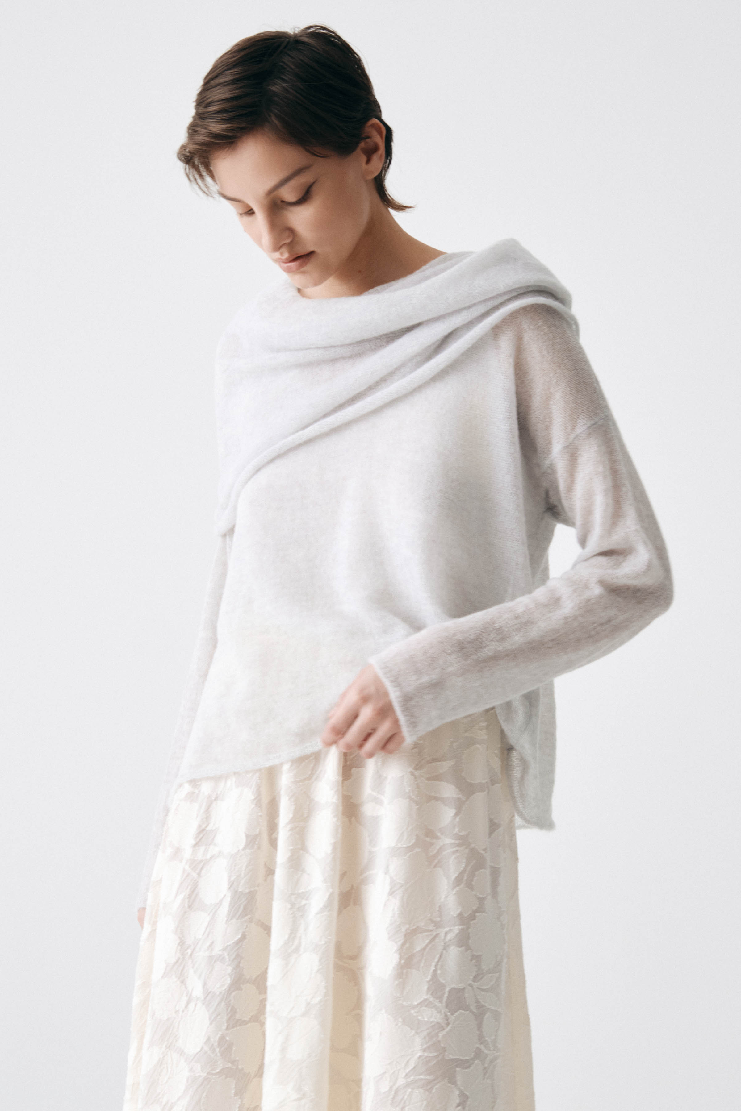 Джемпер с длинным рукавом Хомут  от Lesel (Лесель)! Заказывайте по ✆ 8 (800) 777 02 37