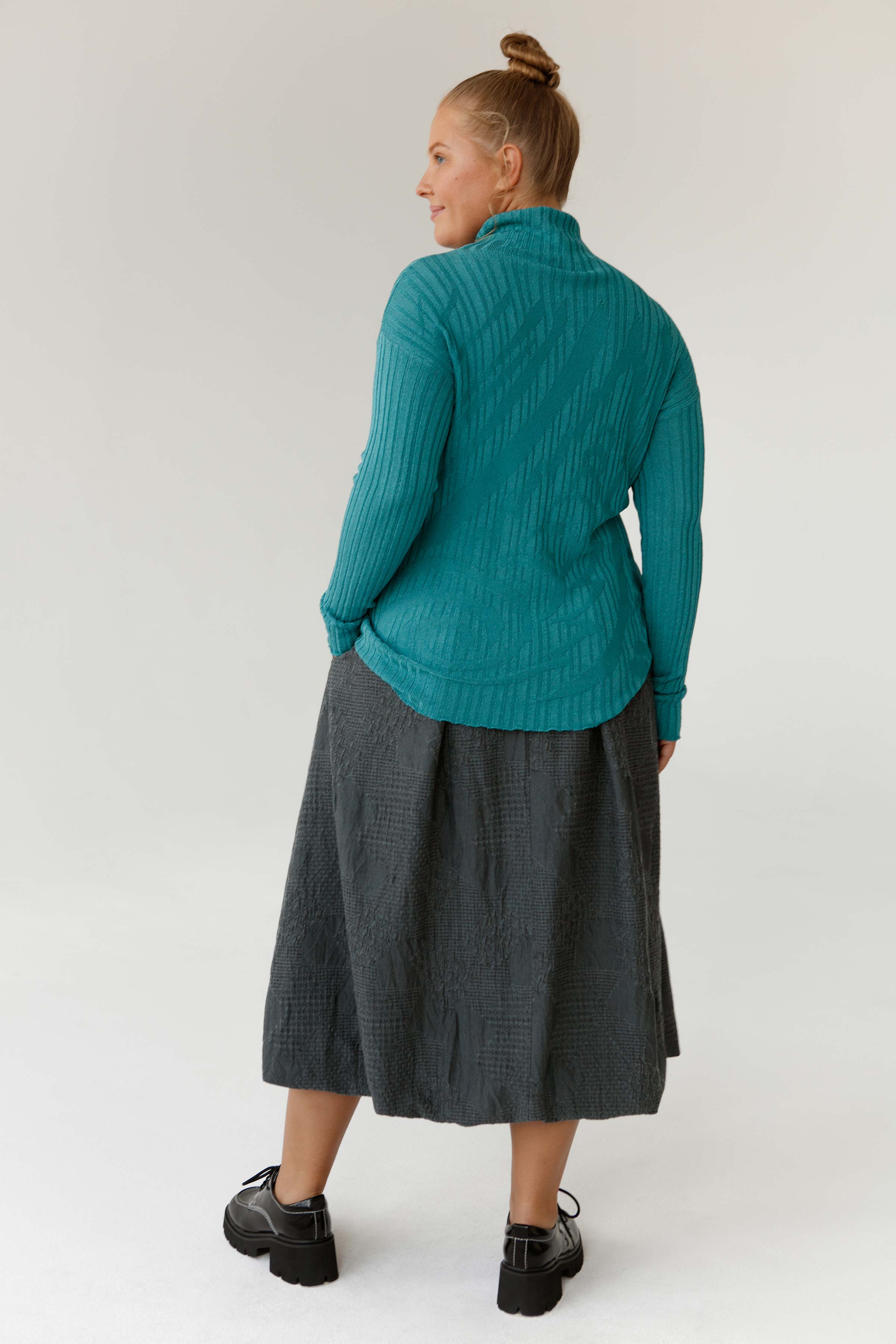 Юбка Жаккард баллон 10 Серый (grise) от Lesel (Лесель)! Заказывайте по ✆ 8 (800) 777 02 37