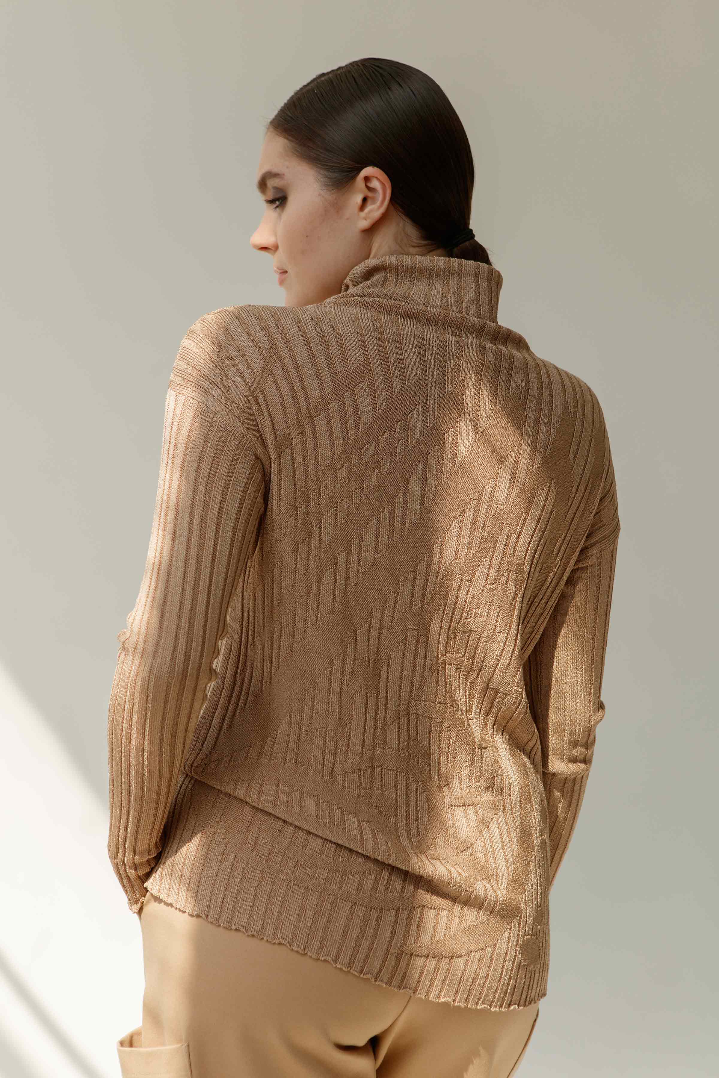 Водолазка Узор 04 Бежевый (beige) от Lesel (Лесель)! Заказывайте по ✆ 8 (800) 777 02 37