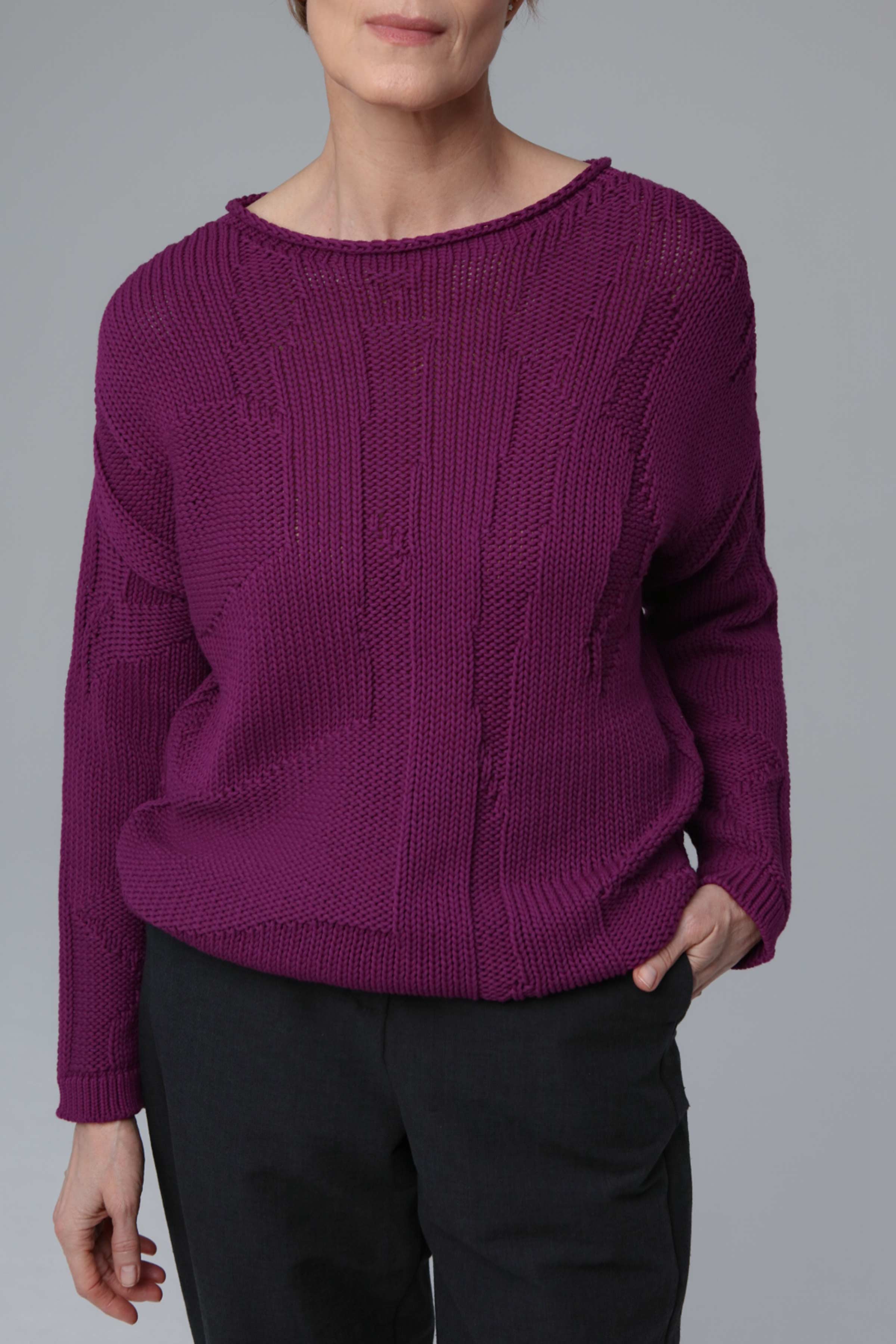 Джемпер Преломление цельновяз  от Lesel (Лесель)! Заказывайте по ✆ 8 (800) 777 02 37