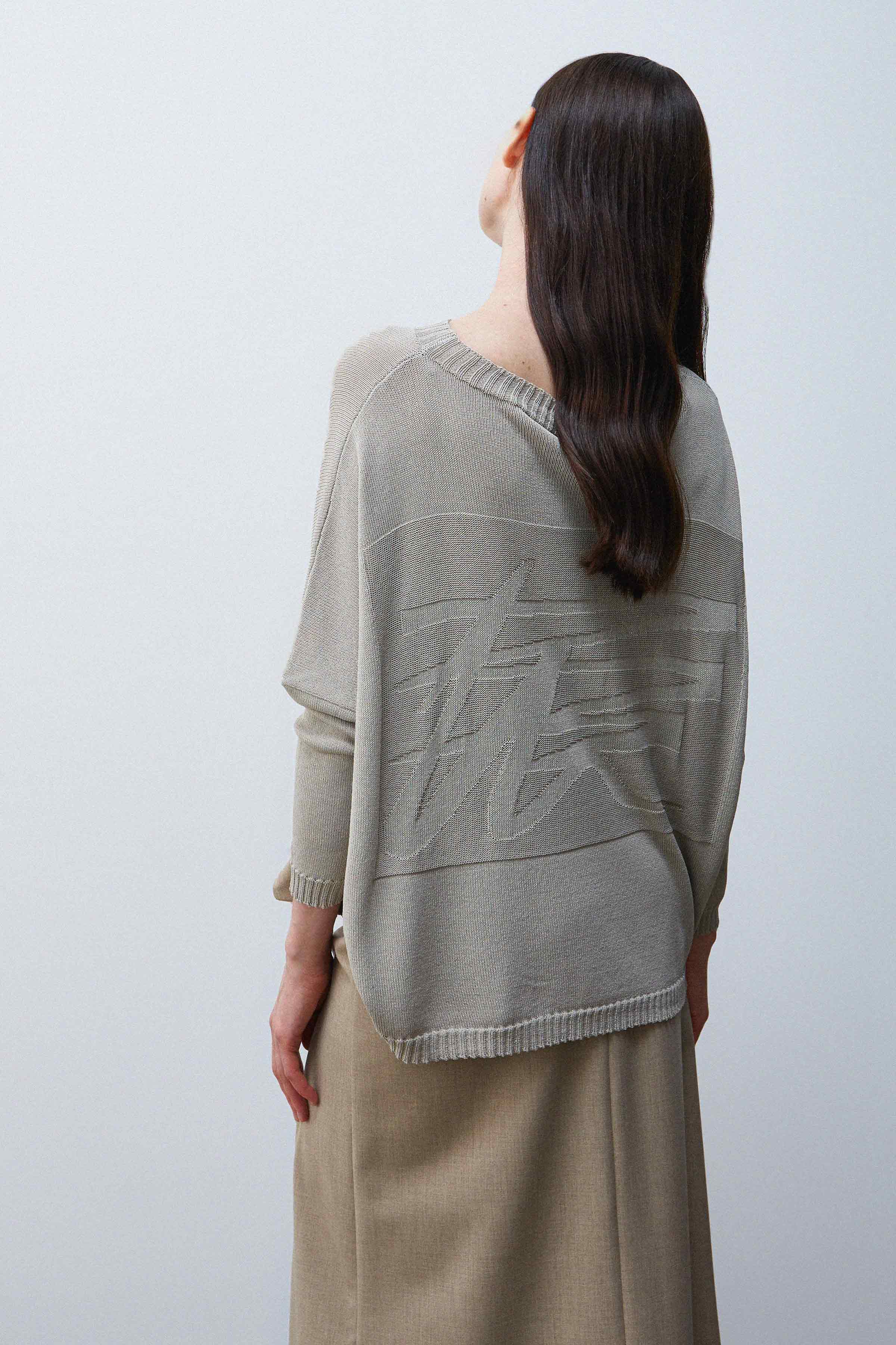 Джемпер "Зиг-заг" 12 Серый камень (pierre grise) от Lesel (Лесель)! Заказывайте по ✆ 8 (800) 777 02 37