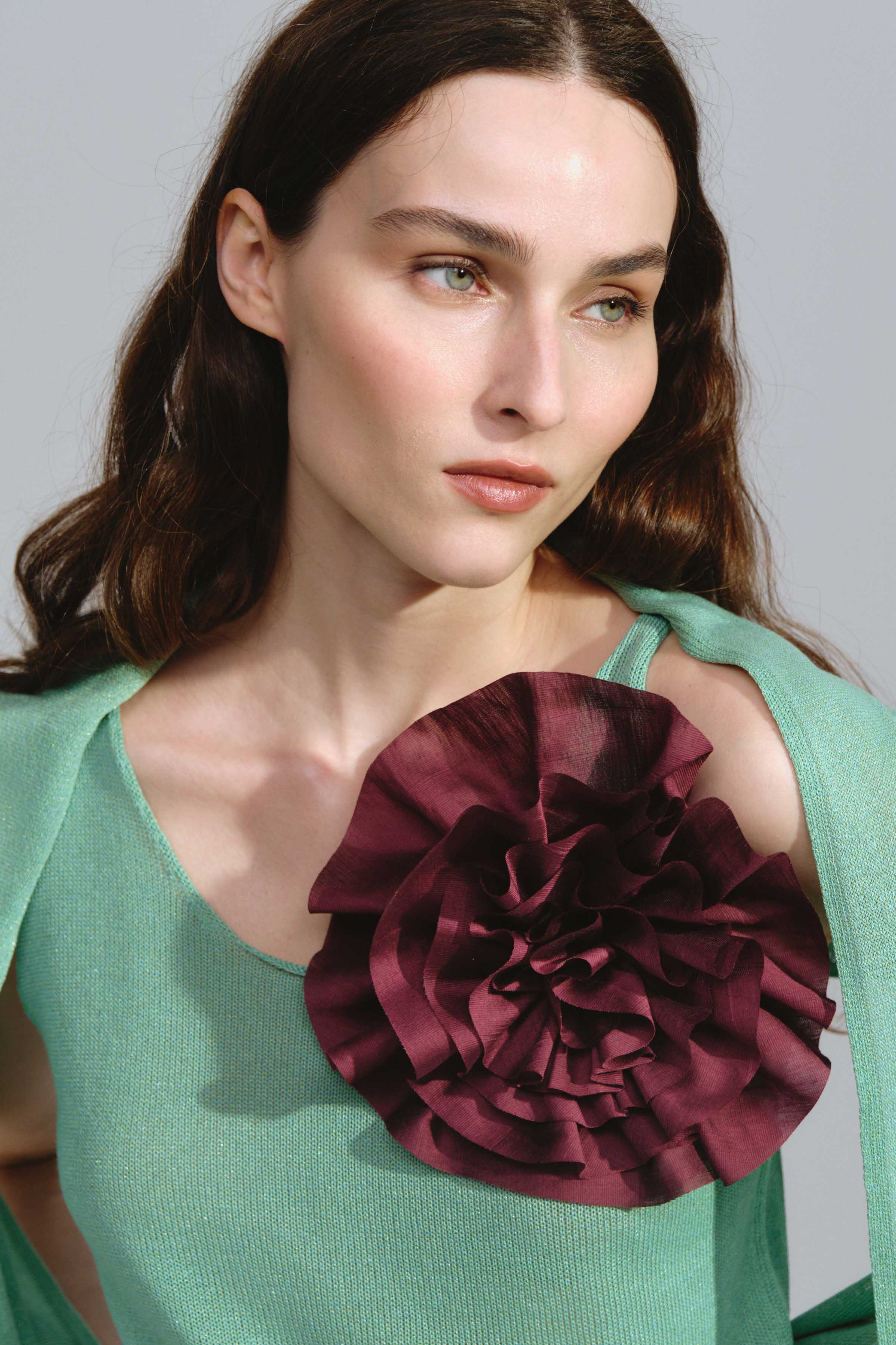 Брошь на магните Роза большая 27 Вишня (cherry) от Lesel (Лесель)! Заказывайте по ✆ 8 (800) 777 02 37