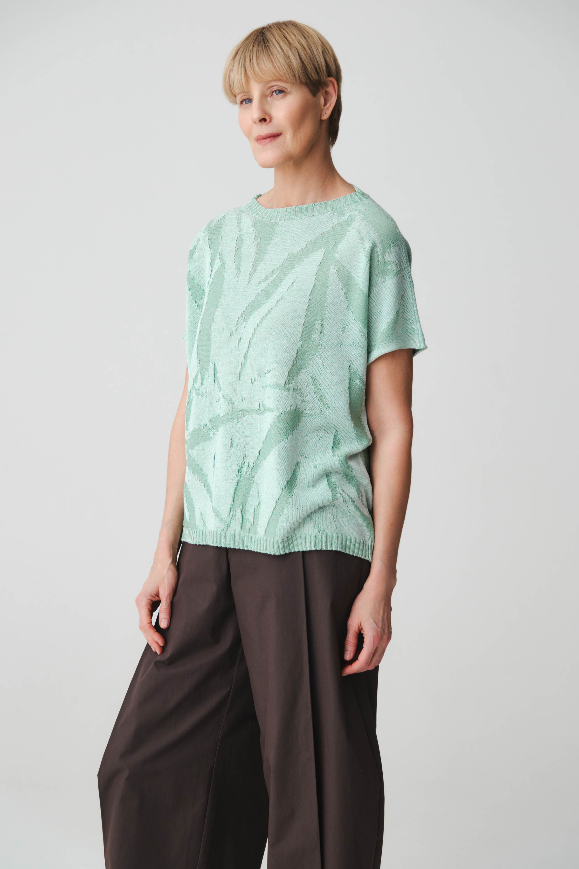 Джемпер с коротким рукавом Креш