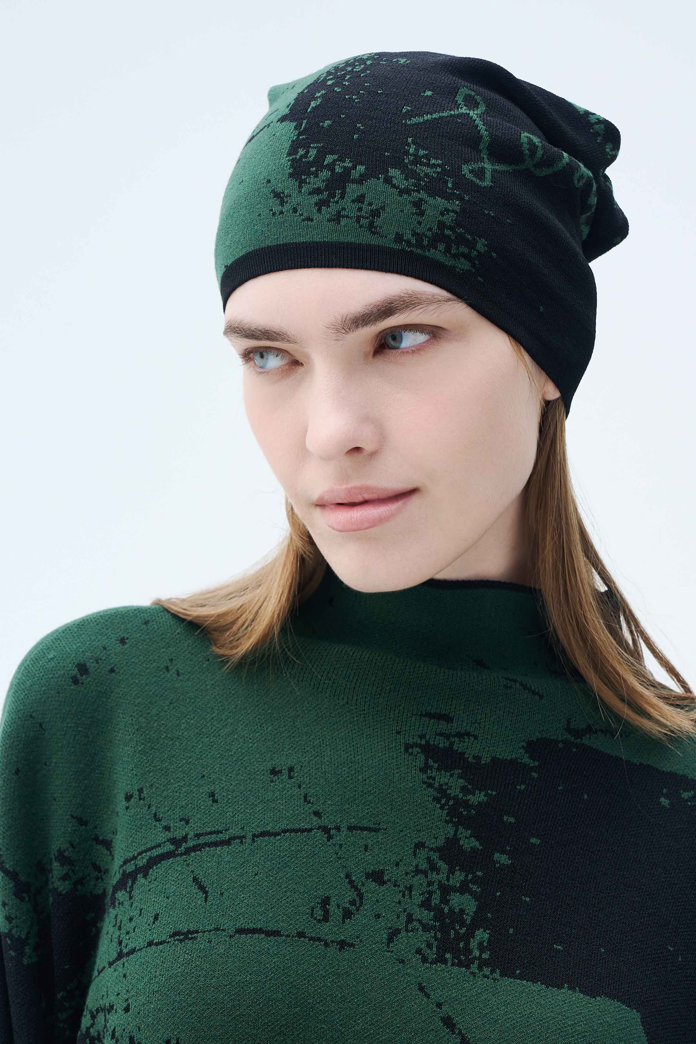 Шапка Инь-Ян 60 Можжевельник (genievre) от Lesel (Лесель)! Заказывайте по ✆ 8 (800) 777 02 37