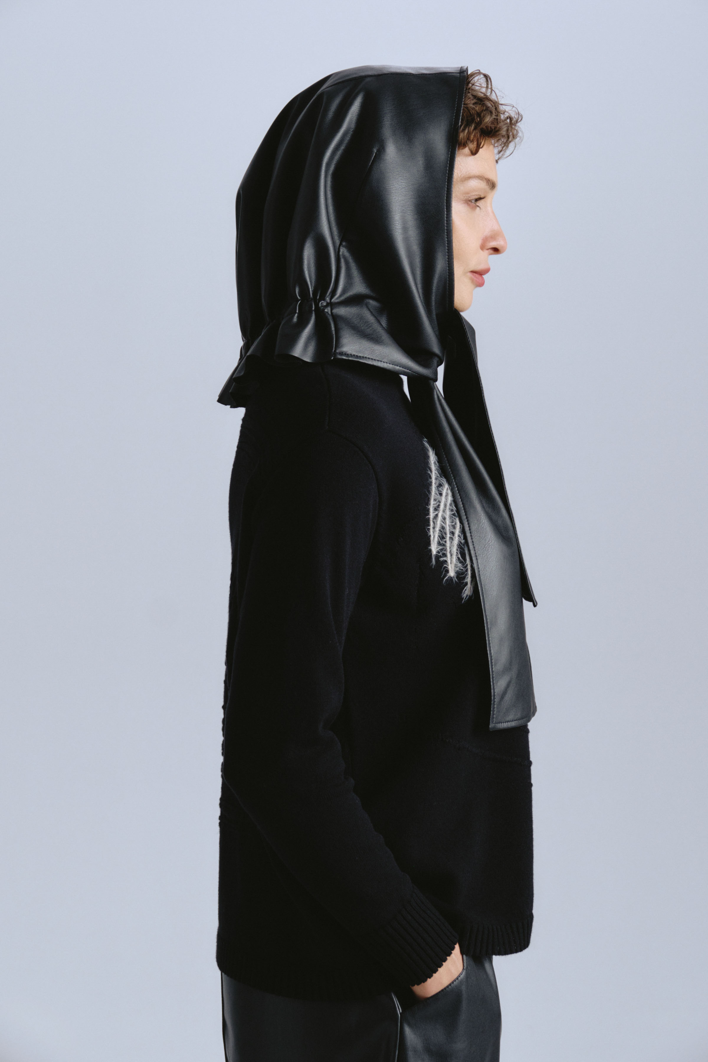 Бомбер многослойный, кожа 00 Черный (noir) от Lesel (Лесель)! Заказывайте по ✆ 8 (800) 777 02 37