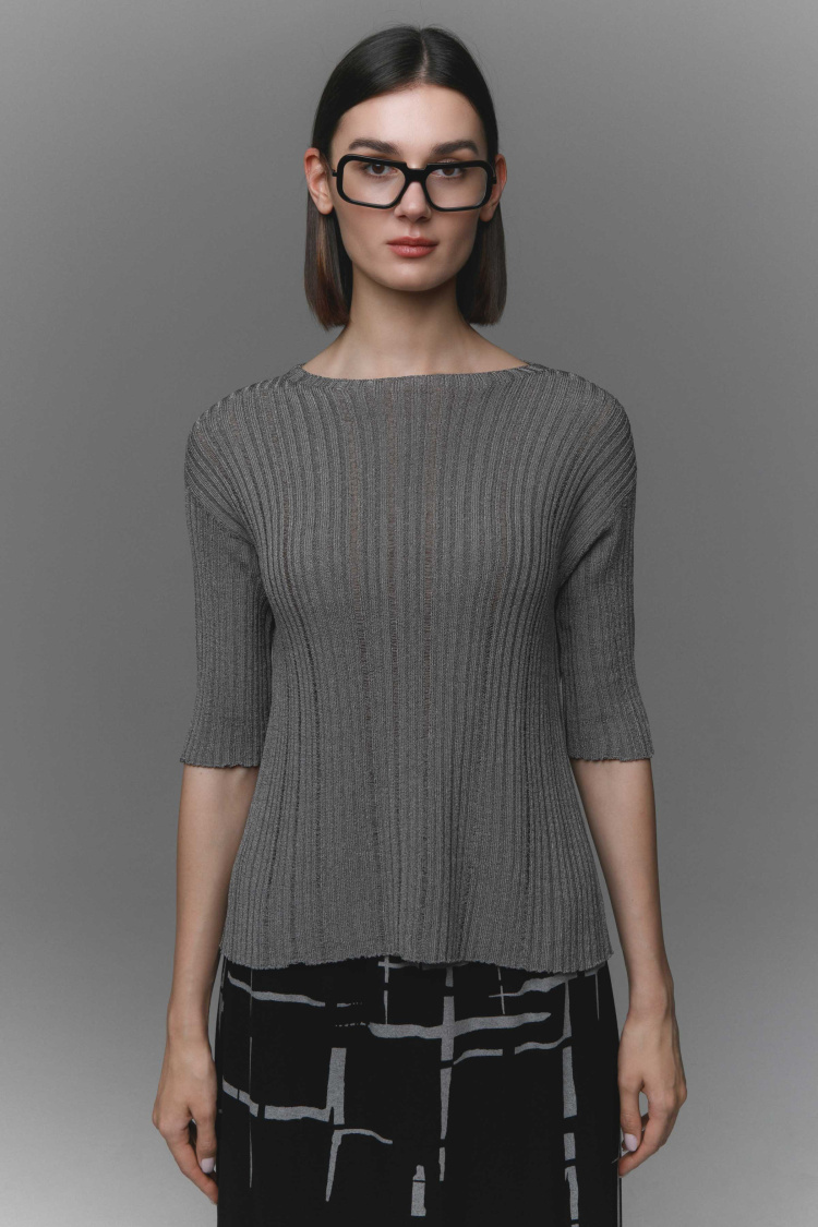 Джемпер с коротким рукавом