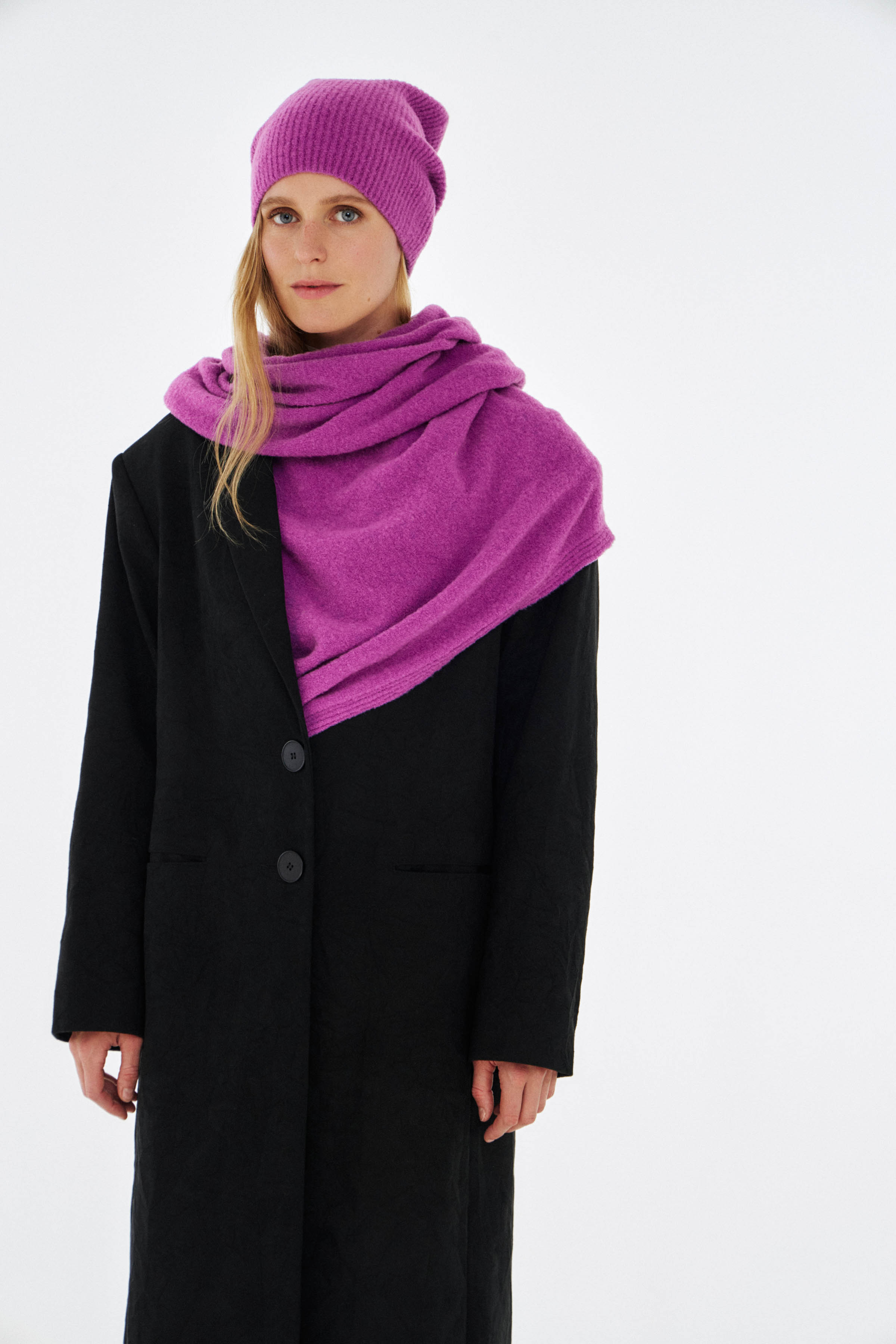 Шарф Однотон 43 Цикламен (cyclamen) от Lesel (Лесель)! Заказывайте по ✆ 8 (800) 777 02 37