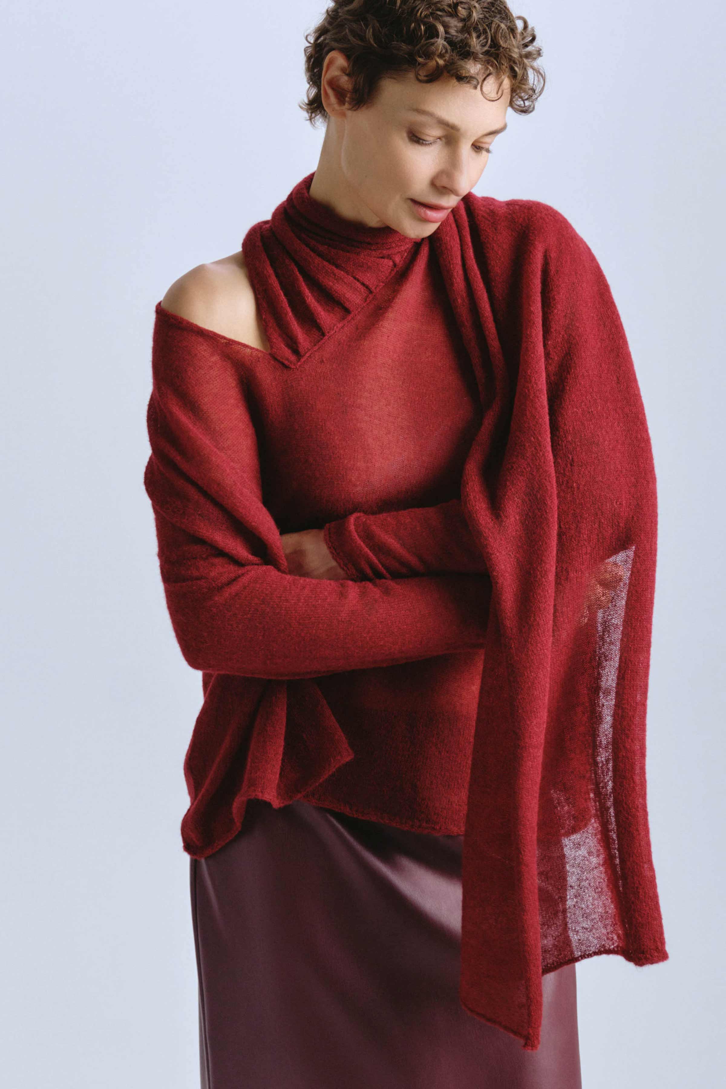 Джемпер Шарф  от Lesel (Лесель)! Заказывайте по ✆ 8 (800) 777 02 37