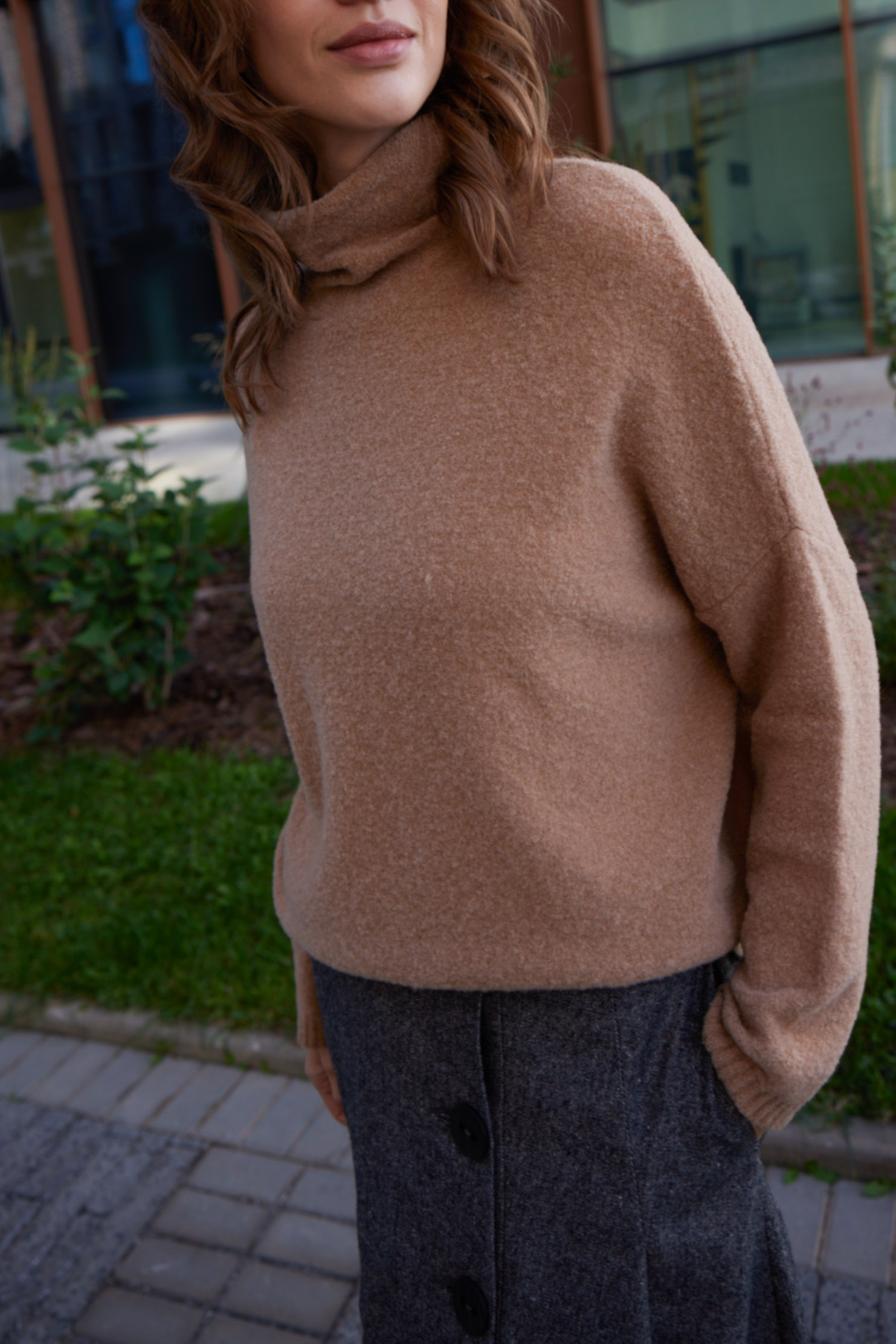 Джемпер Ромб 76 Орех (noisette) от Lesel (Лесель)! Заказывайте по ✆ 8 (800) 777 02 37