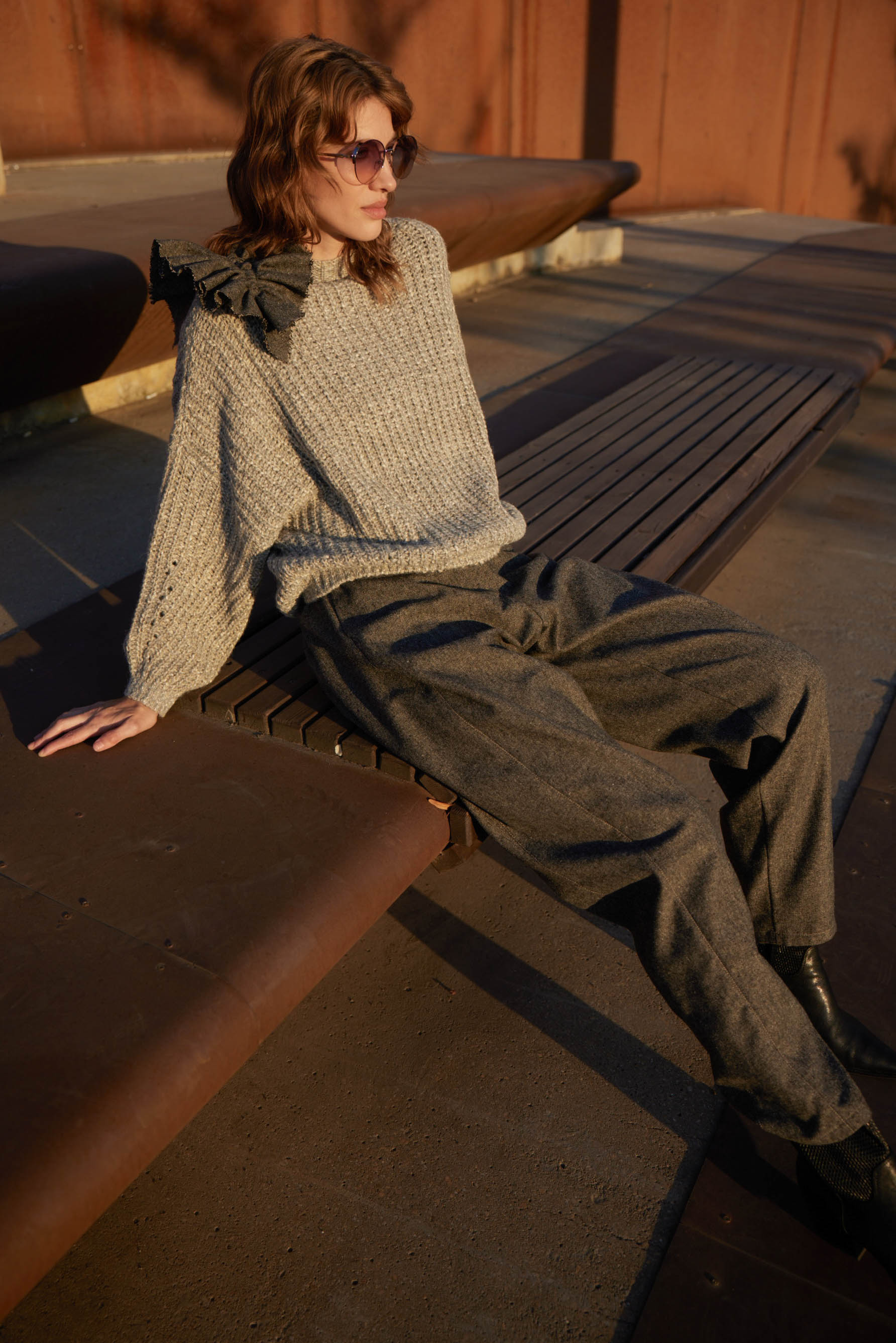 Брюки Бананы, твид  от Lesel (Лесель)! Заказывайте по ✆ 8 (800) 777 02 37