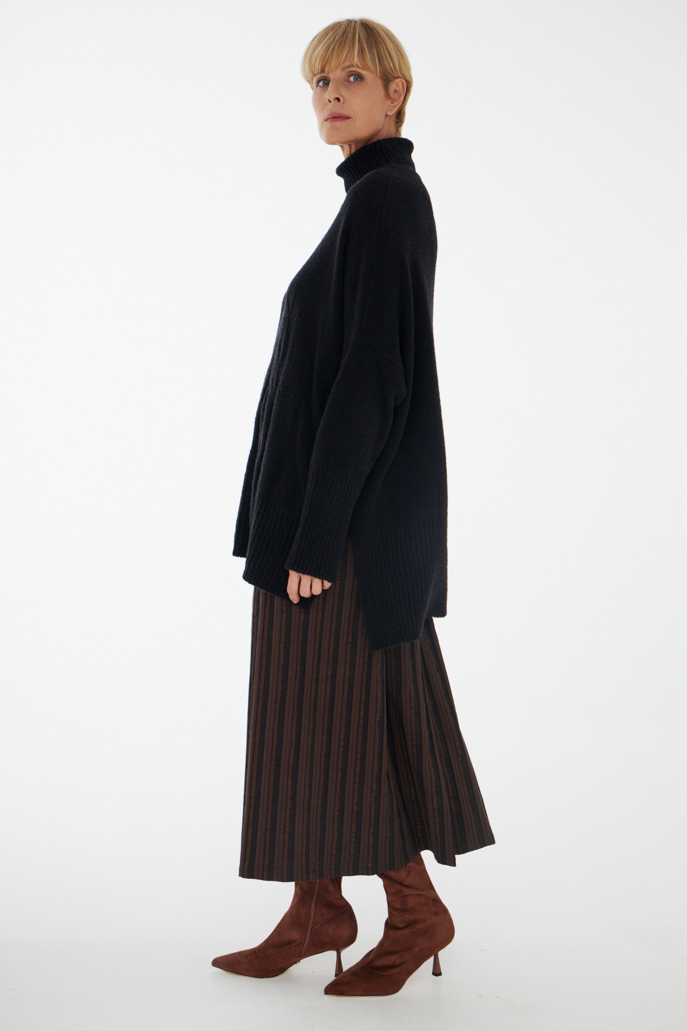 Юбка в складку и полоску 76 Орех (noisette), 33 Ночь (nuit) от Lesel (Лесель)! Заказывайте по ✆ 8 (800) 777 02 37