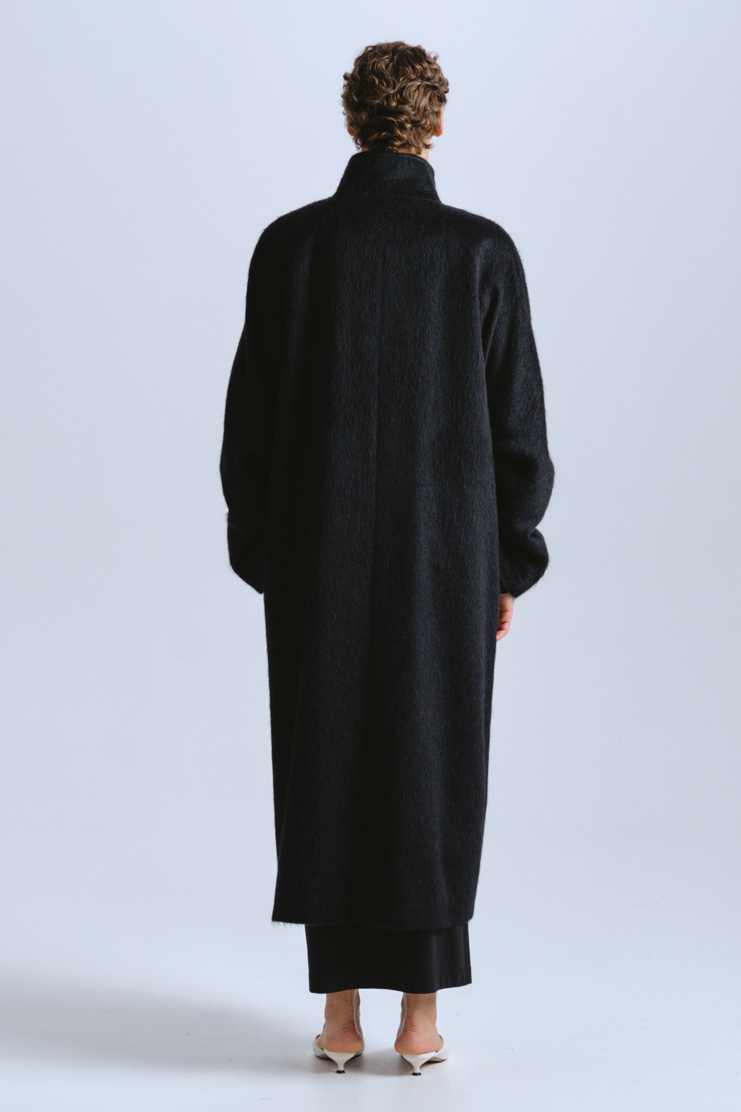 Пальто с ворсом, реглан  00 Черный (noir), 27 Бордо (burdeaux) от Lesel (Лесель)! Заказывайте по ✆ 8 (800) 777 02 37