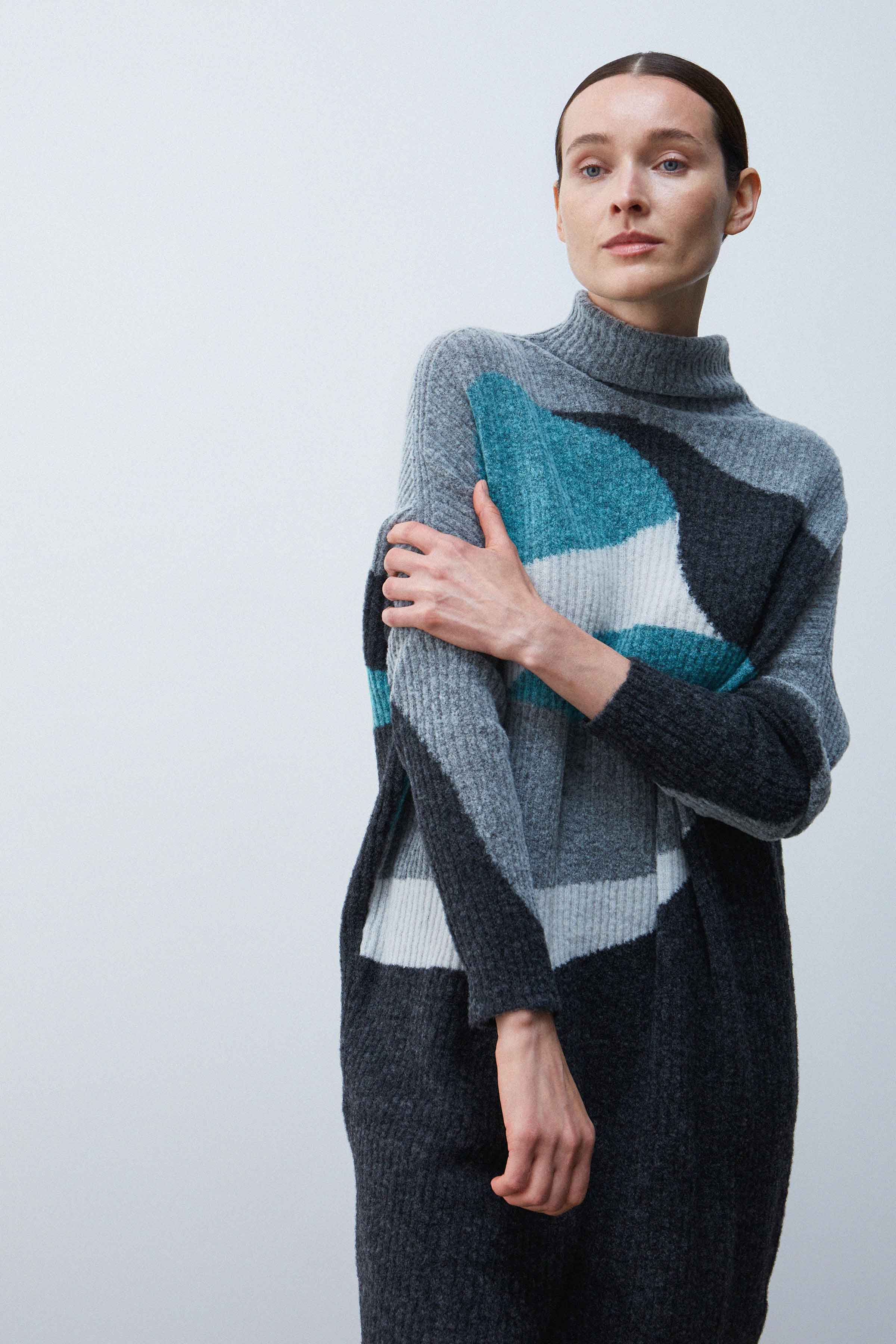Платье "Циклон" 15 Серый меланж (melange gris) от Lesel (Лесель)! Заказывайте по ✆ 8 (800) 777 02 37