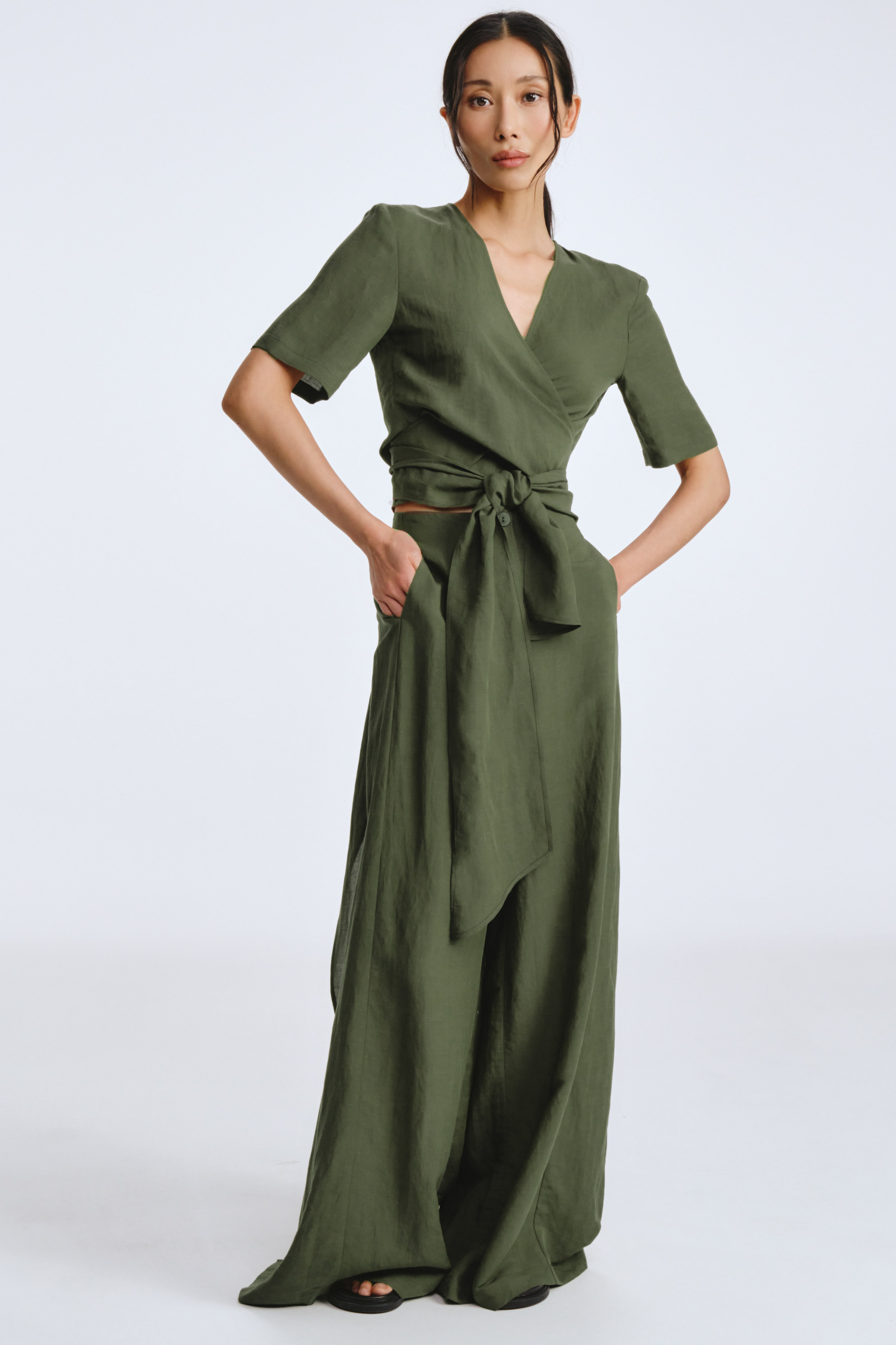 Блуза болеро с запахом  от Lesel (Лесель)! Заказывайте по ✆ 8 (800) 777 02 37