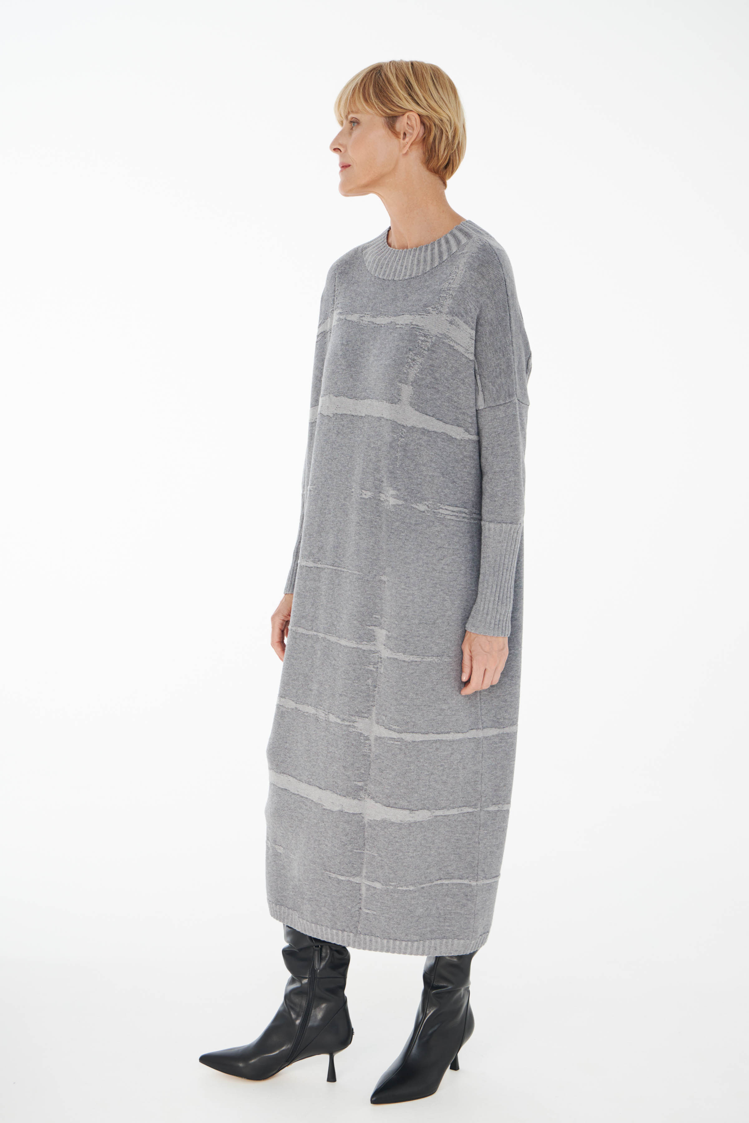 Платье Клетка 10 Серый (grise) от Lesel (Лесель)! Заказывайте по ✆ 8 (800) 777 02 37