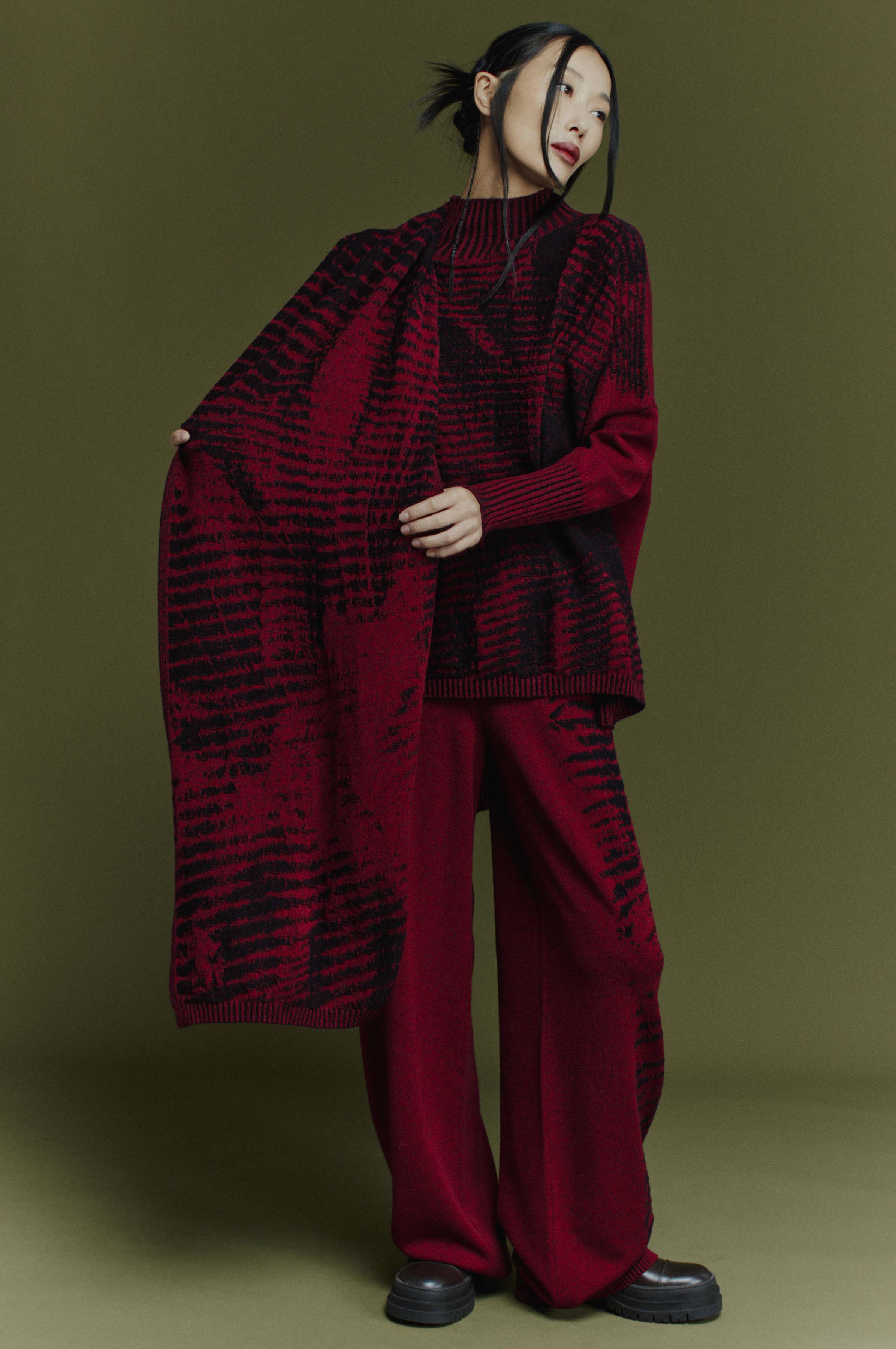 Палантин Муары 27 Бордо (burdeaux) от Lesel (Лесель)! Заказывайте по ✆ 8 (800) 777 02 37