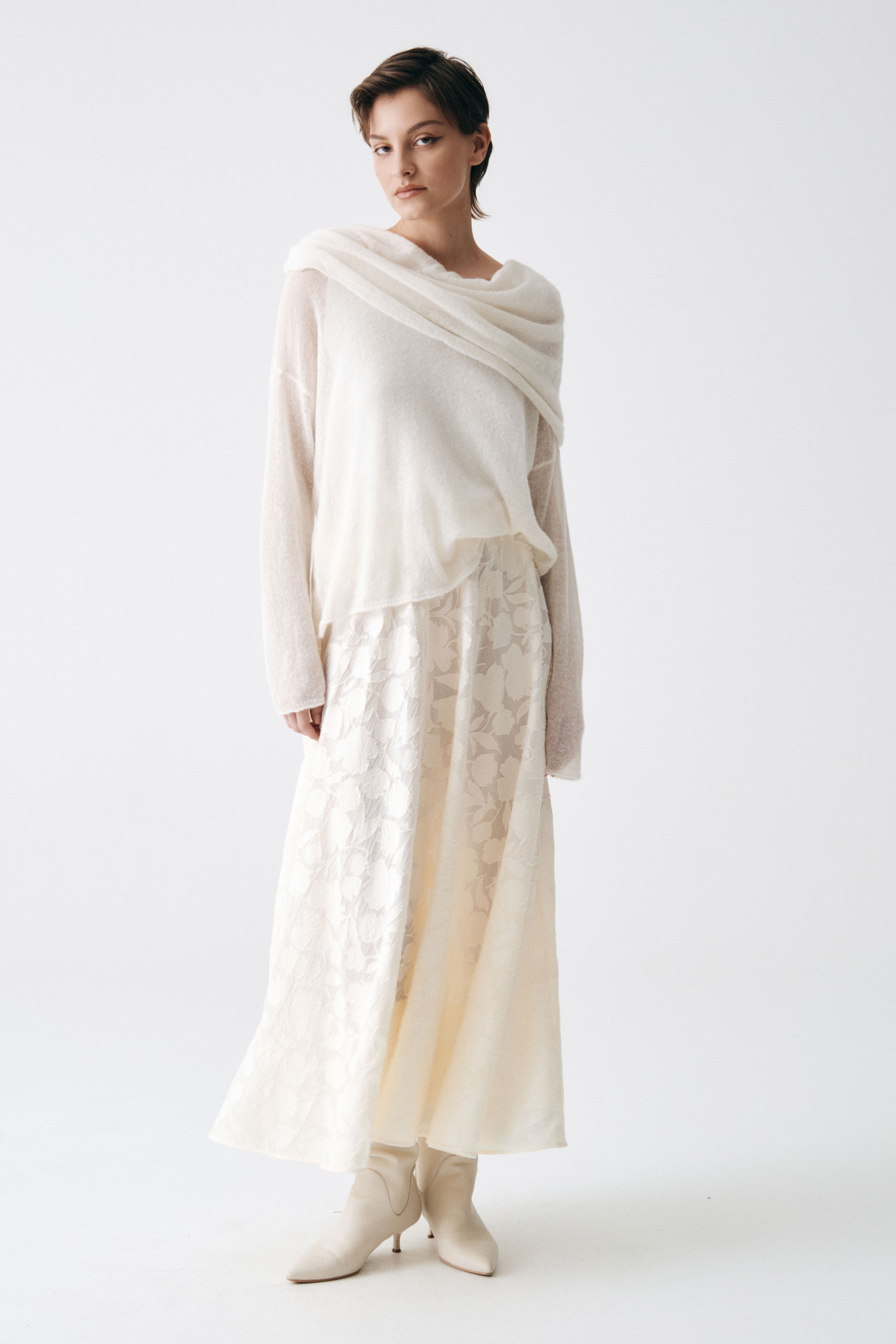 Джемпер с длинным рукавом Хомут  от Lesel (Лесель)! Заказывайте по ✆ 8 (800) 777 02 37