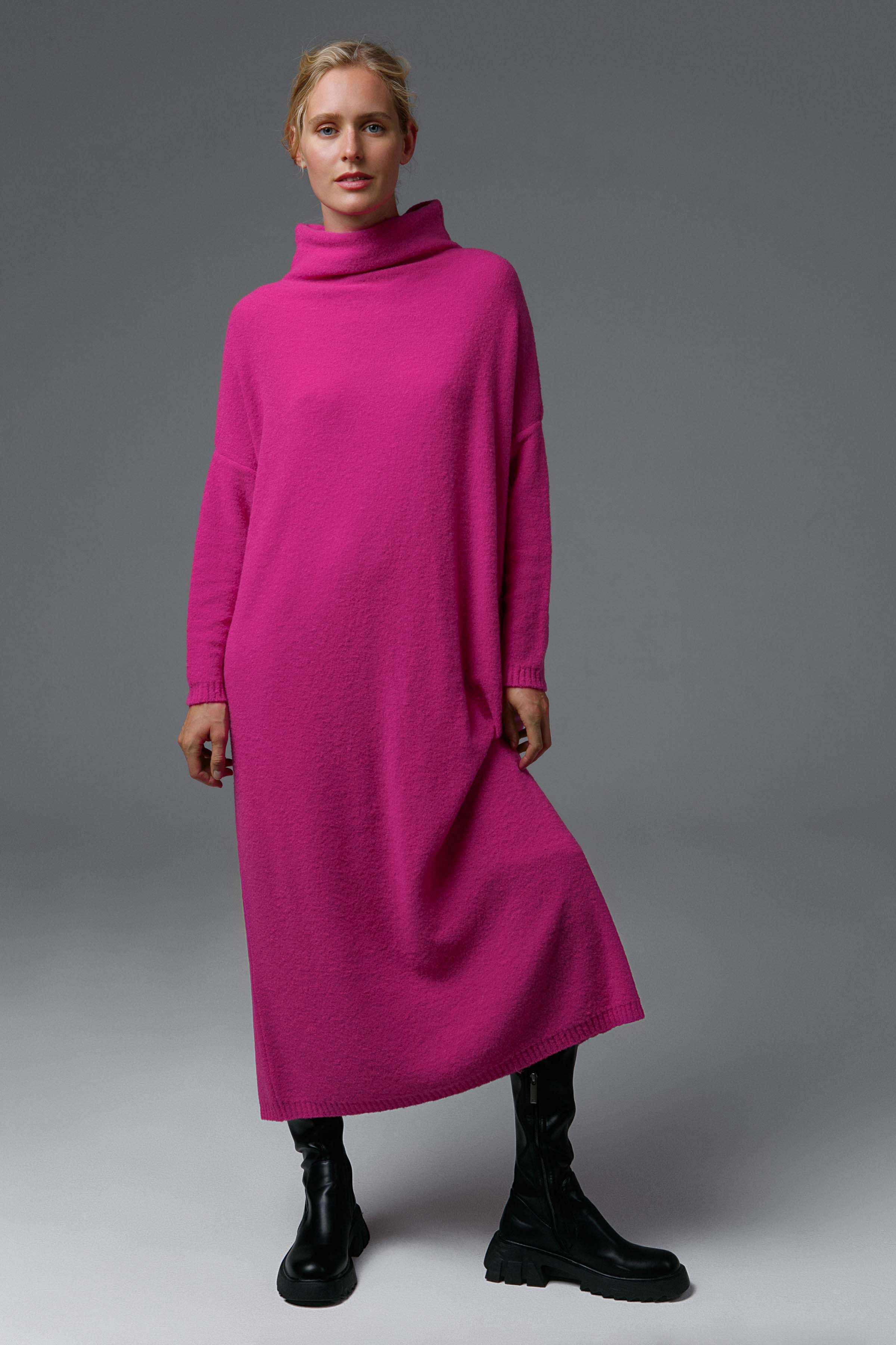 Платье База длинное 29 Розовый флокс (phlox rose) от Lesel (Лесель)! Заказывайте по ✆ 8 (800) 777 02 37