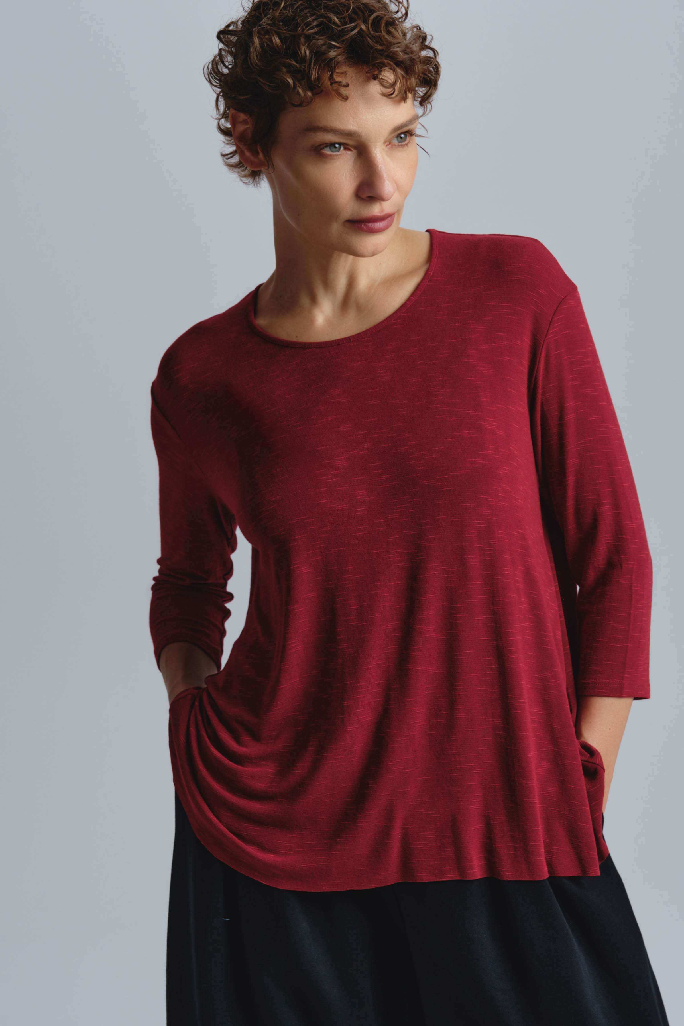 Блуза «База, асимметрия, трикотаж»    от Lesel (Лесель)! Заказывайте по ✆ 8 (800) 777 02 37