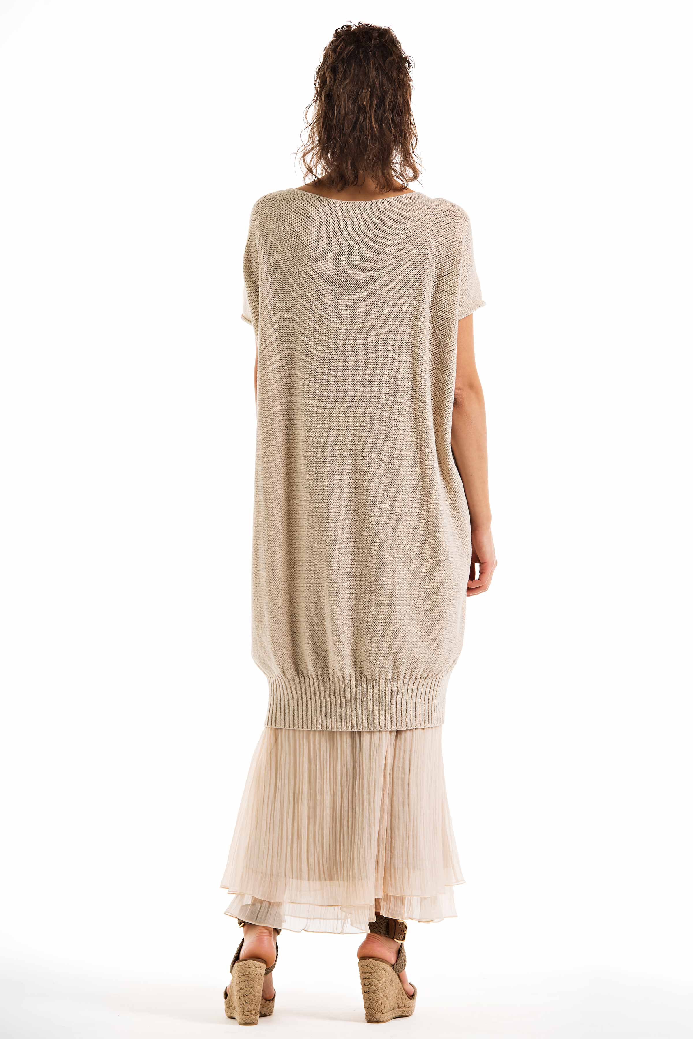 Платье Косы 04 Бежевый камень (pierre beige) от Lesel (Лесель)! Заказывайте по ✆ 8 (800) 777 02 37