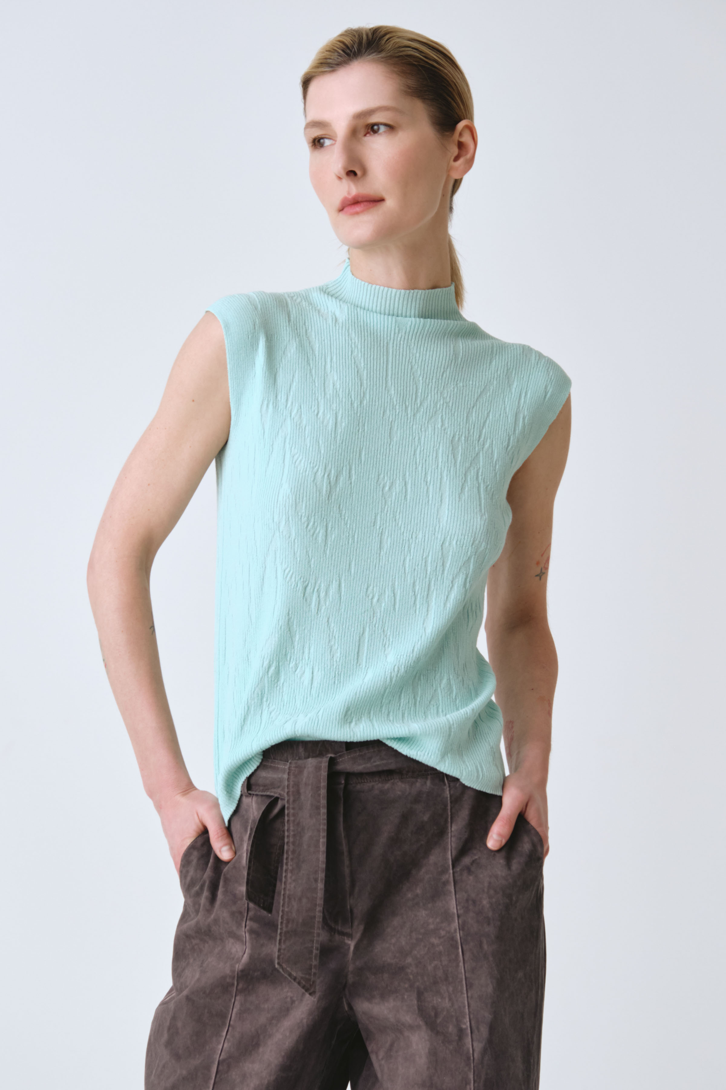 Топ безрукавка Ластичная