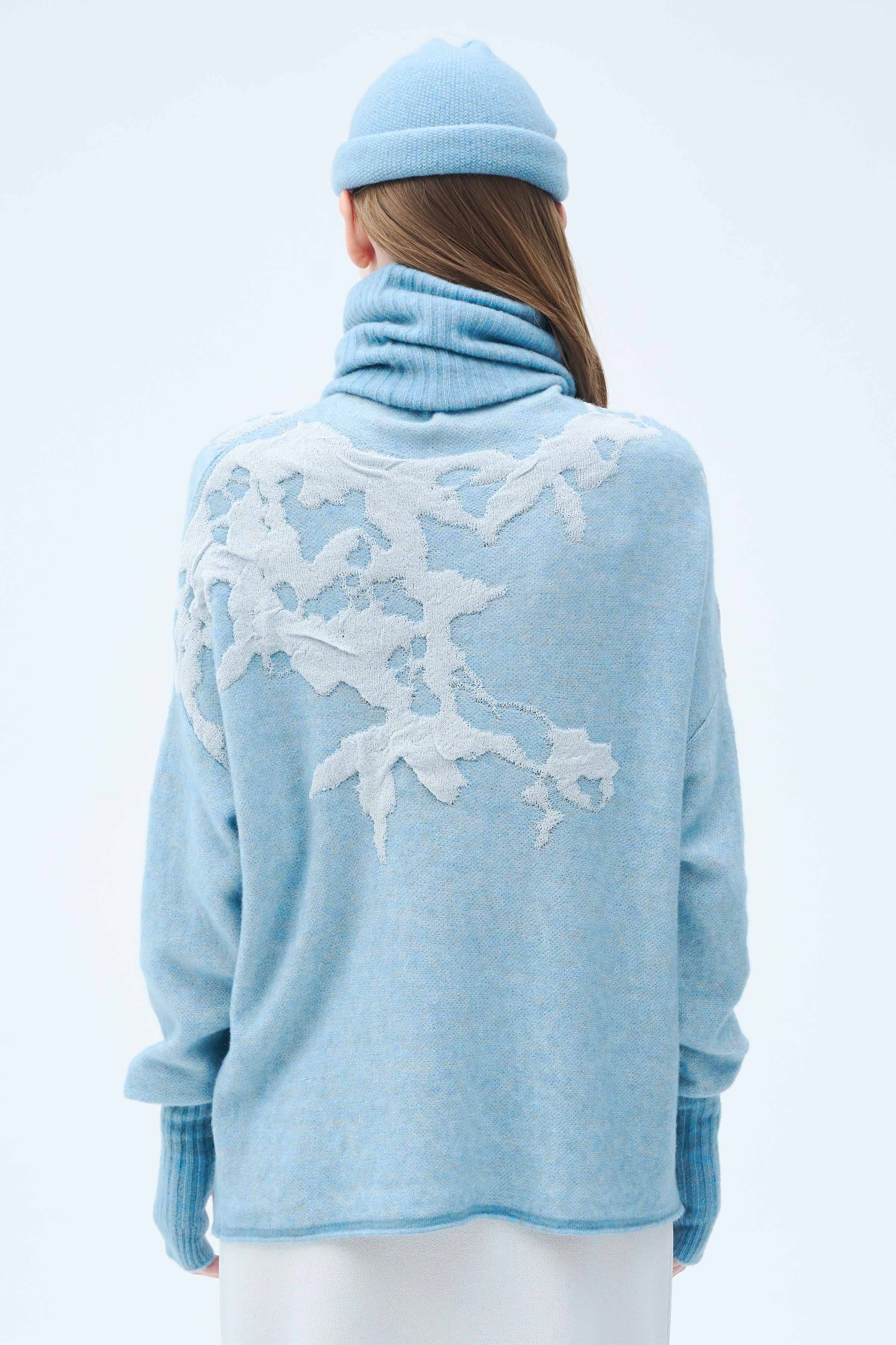 Снуд Резинка 34 Голубой лед (glace bleue) от Lesel (Лесель)! Заказывайте по ✆ 8 (800) 777 02 37