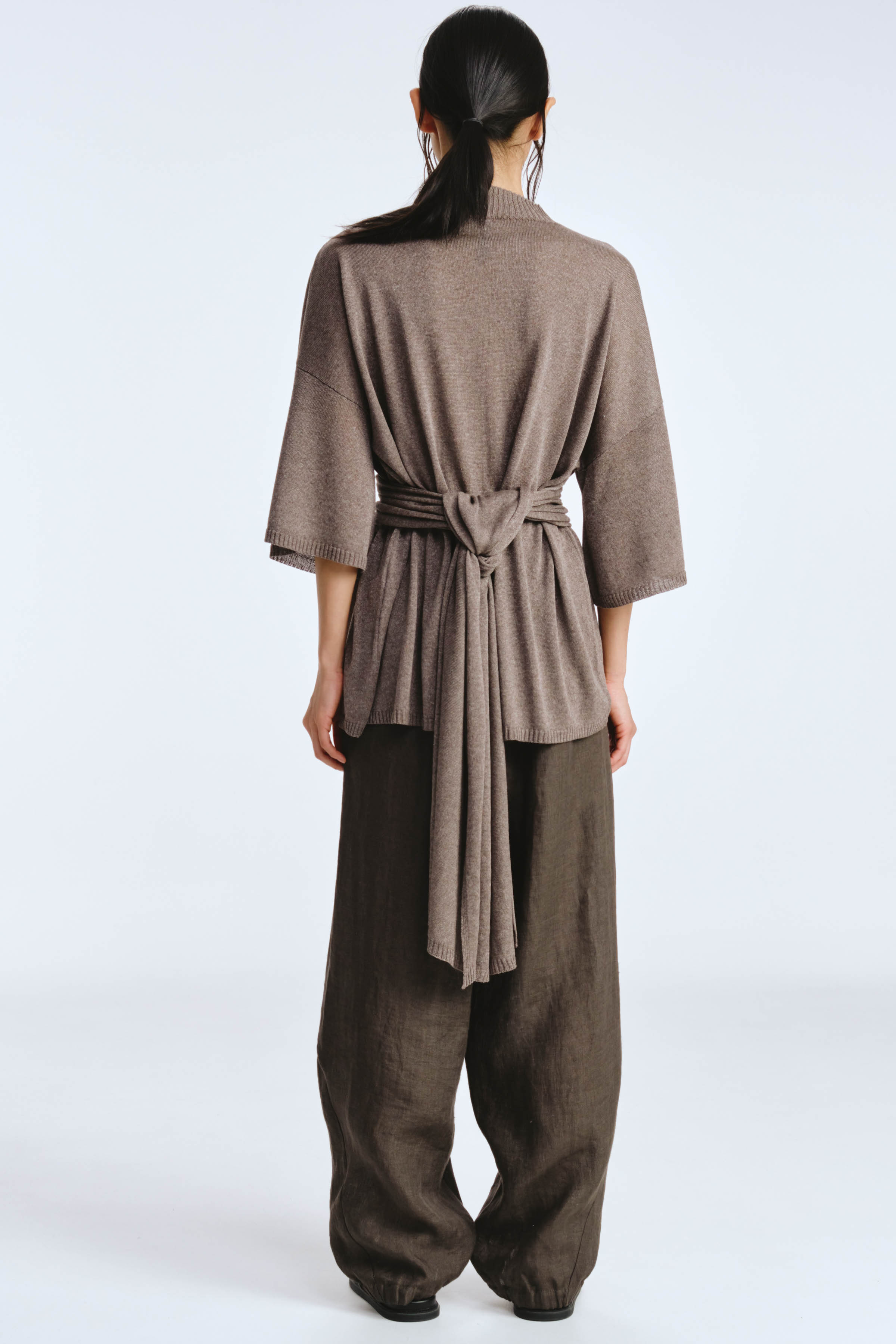 Джемпер с широким рукавом и поясом  от Lesel (Лесель)! Заказывайте по ✆ 8 (800) 777 02 37