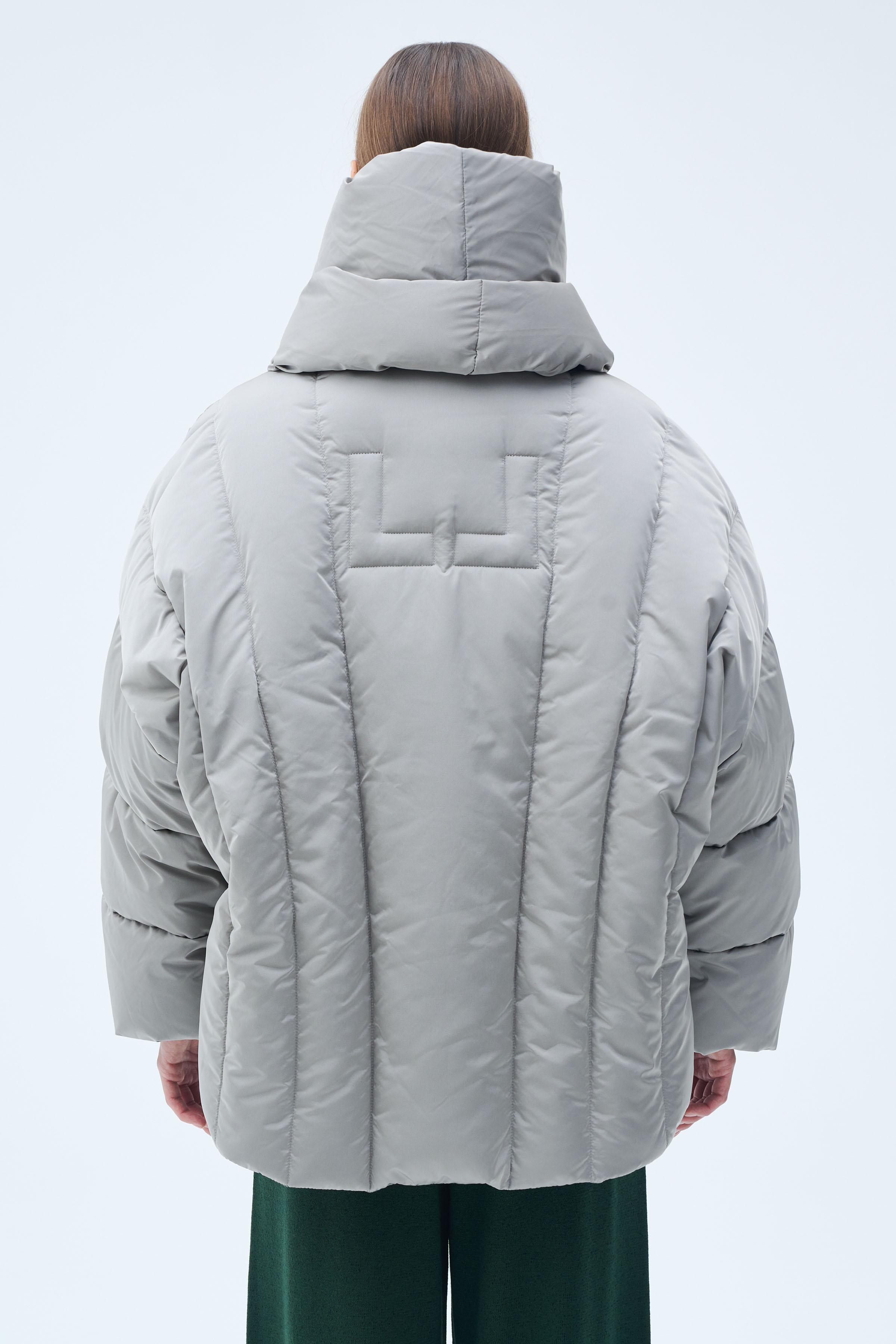 Куртка пуховая Вертикаль 10 Серый (grise) от Lesel (Лесель)! Заказывайте по ✆ 8 (800) 777 02 37