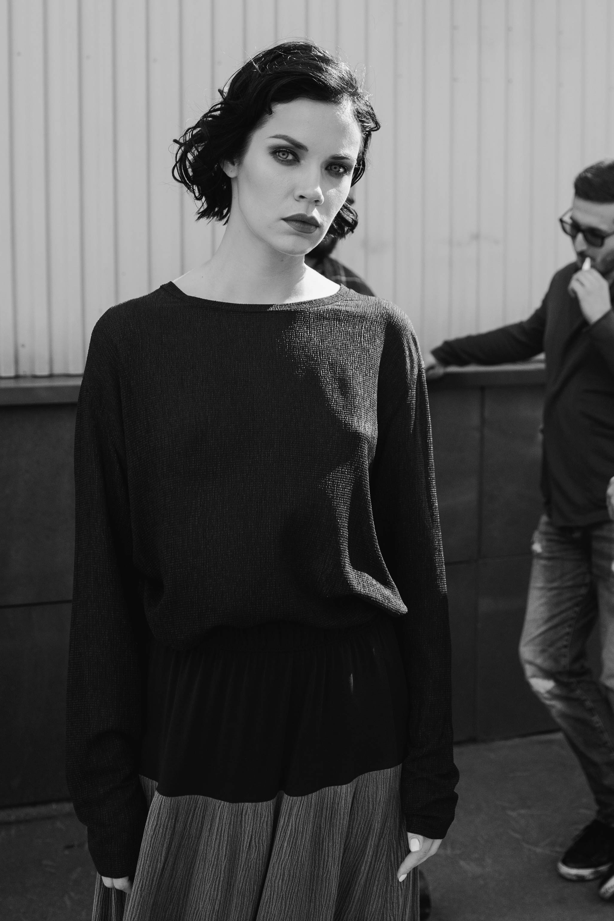 Блуза база, тонкое гофре 00 Черный (noir) от Lesel (Лесель)! Заказывайте по ✆ 8 (800) 777 02 37