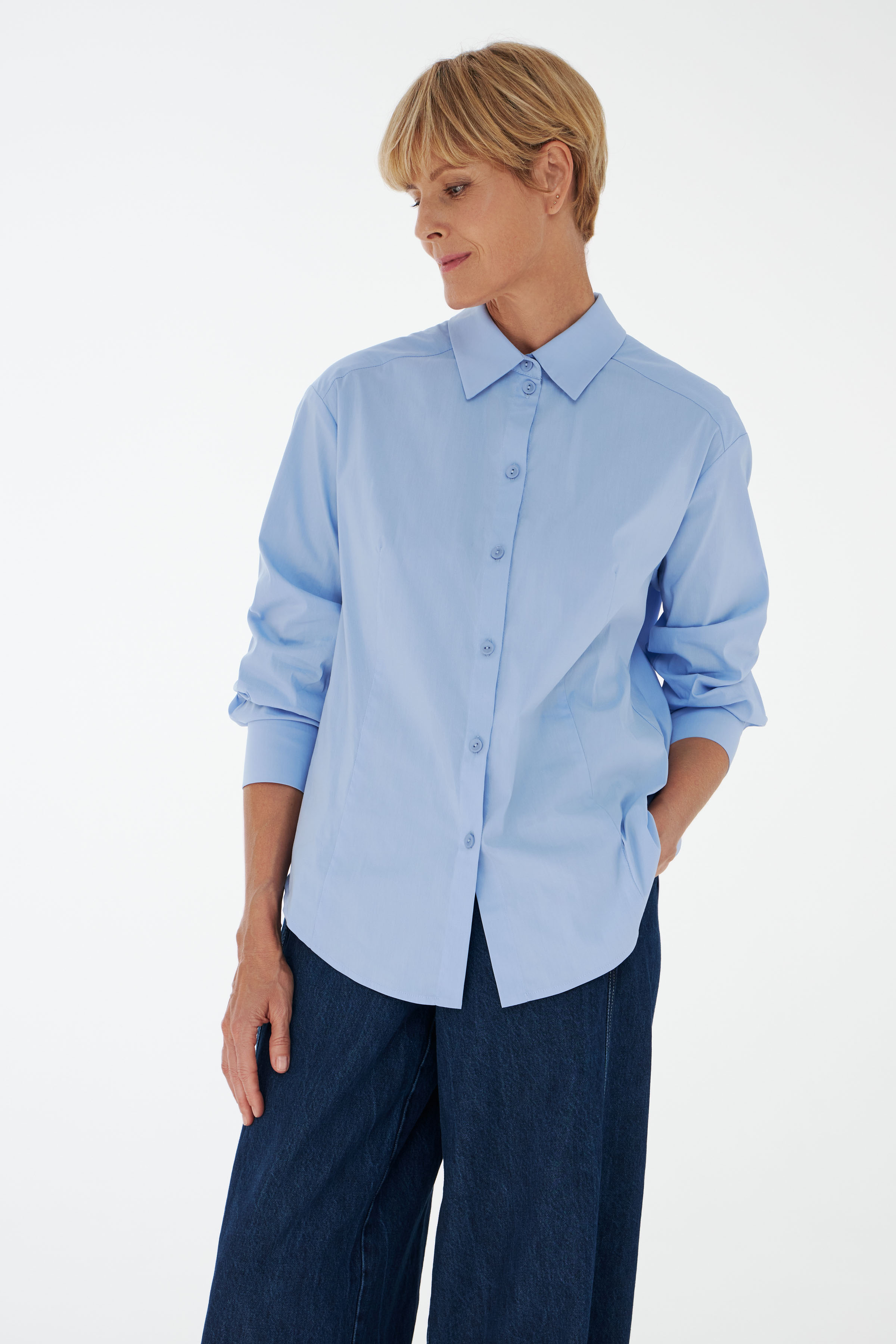 Блуза рубашка база  от Lesel (Лесель)! Заказывайте по ✆ 8 (800) 777 02 37