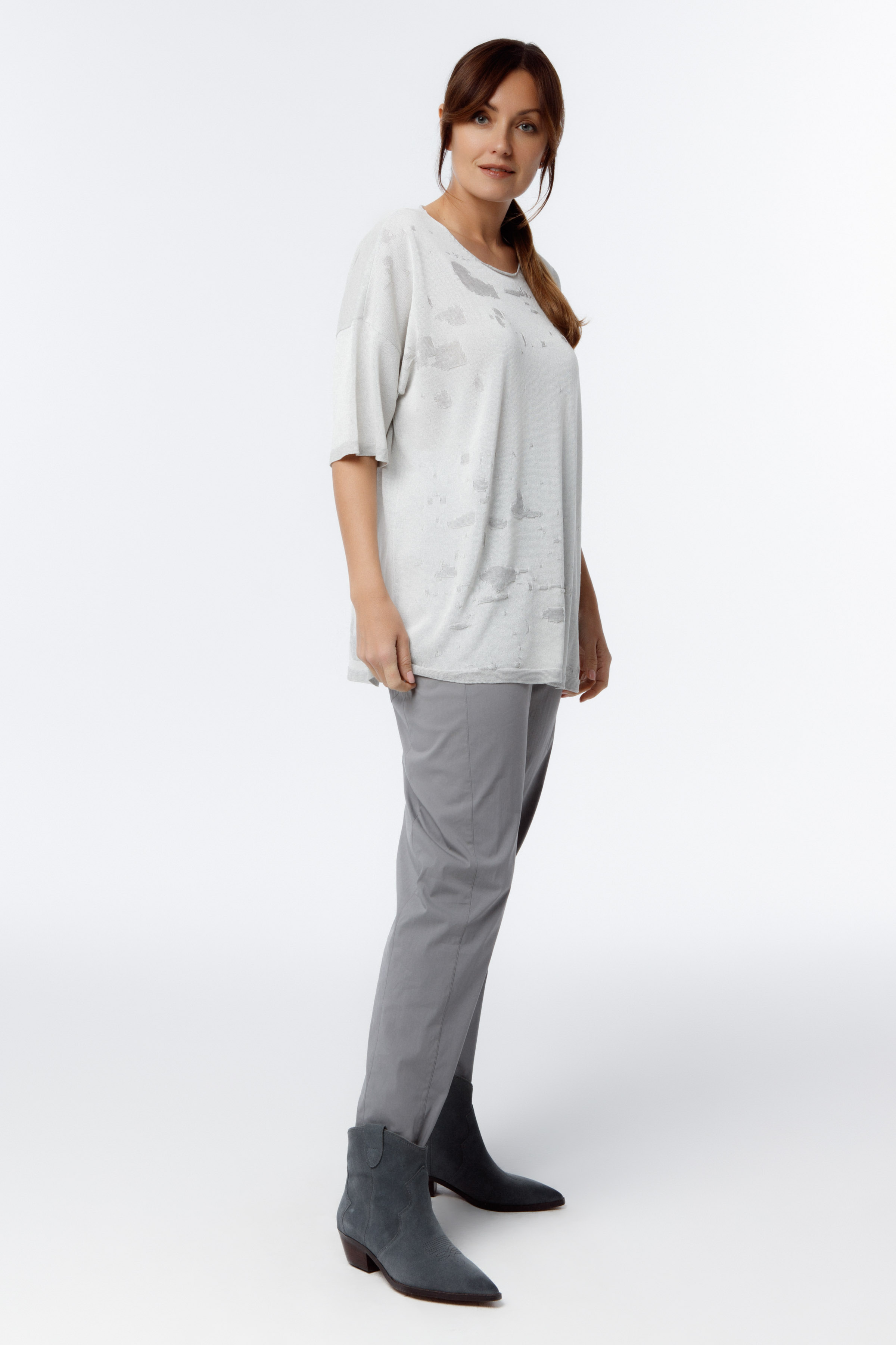 Туника с коротким рукавом Брызги краски  от Lesel (Лесель)! Заказывайте по ✆ 8 (800) 777 02 37