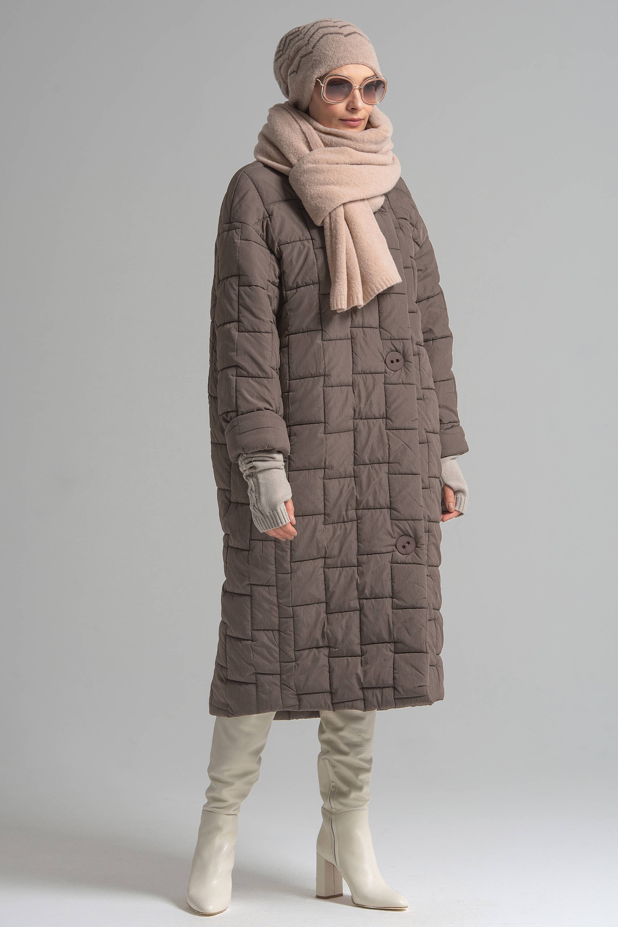 Шарф тонкий 04 Бежевый (beige) от Lesel (Лесель)! Заказывайте по ✆ 8 (800) 777 02 37