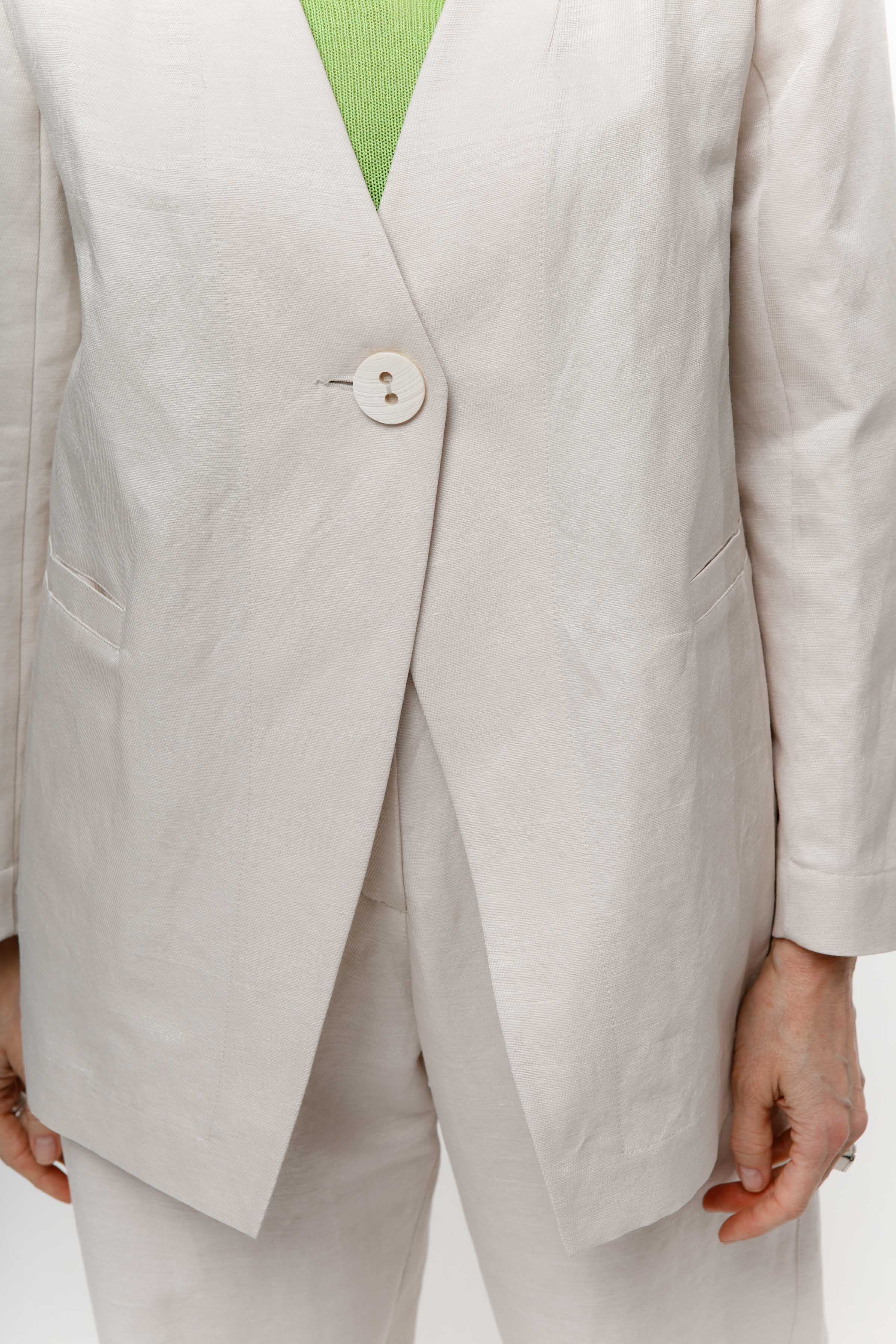 Жакет без лацканов 06 Суфле (souffle) от Lesel (Лесель)! Заказывайте по ✆ 8 (800) 777 02 37