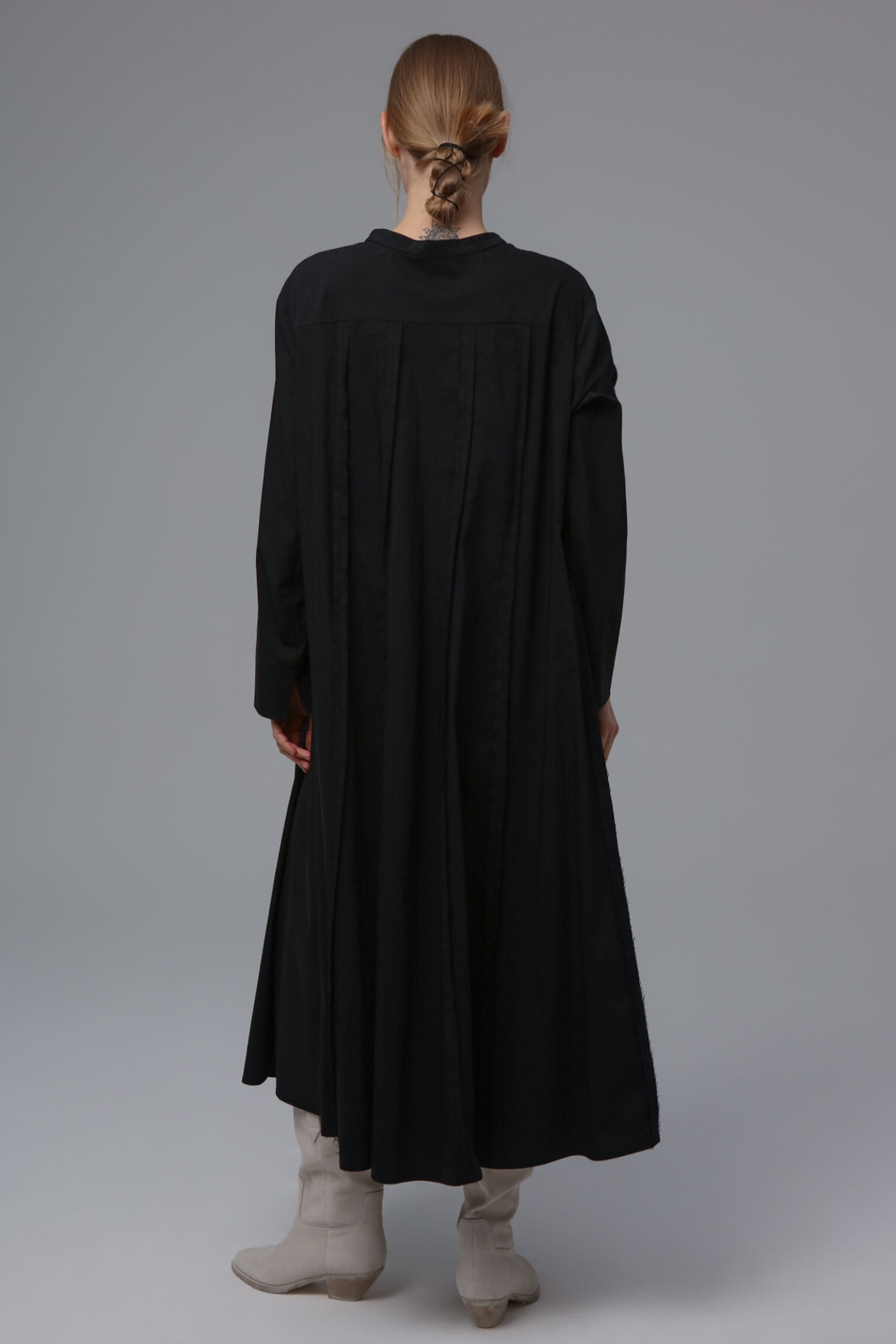 Платье Хлопок гранж 00 Черный (noir), 10 Серый (grise), 35 Синий (bleu) от Lesel (Лесель)! Заказывайте по ✆ 8 (800) 777 02 37