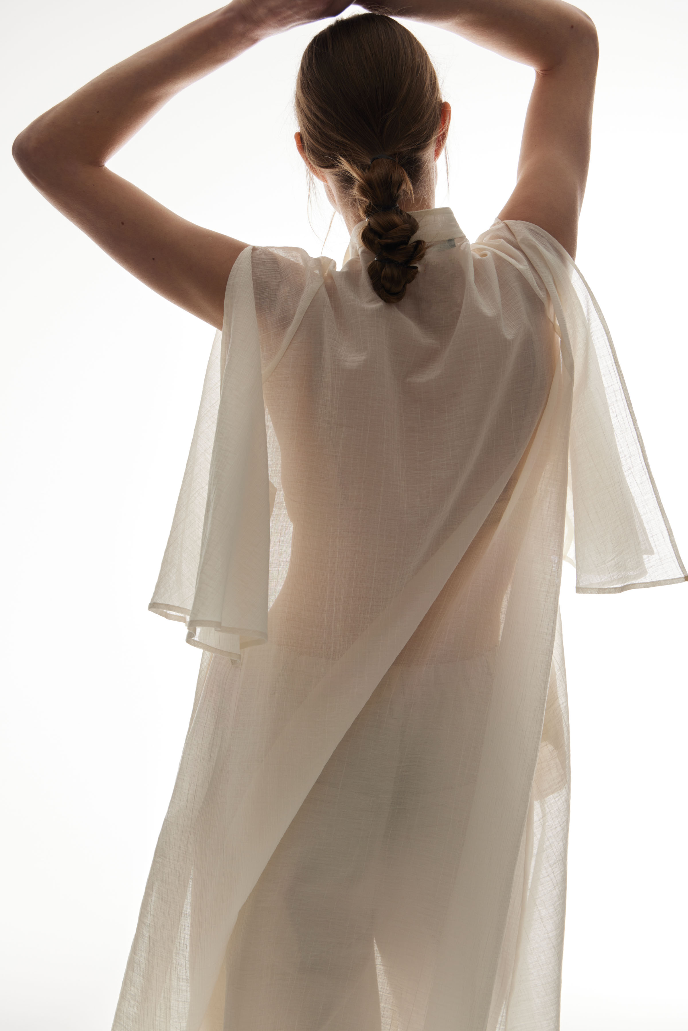 Блуза Прозрачная, рукав с разрезом  от Lesel (Лесель)! Заказывайте по ✆ 8 (800) 777 02 37